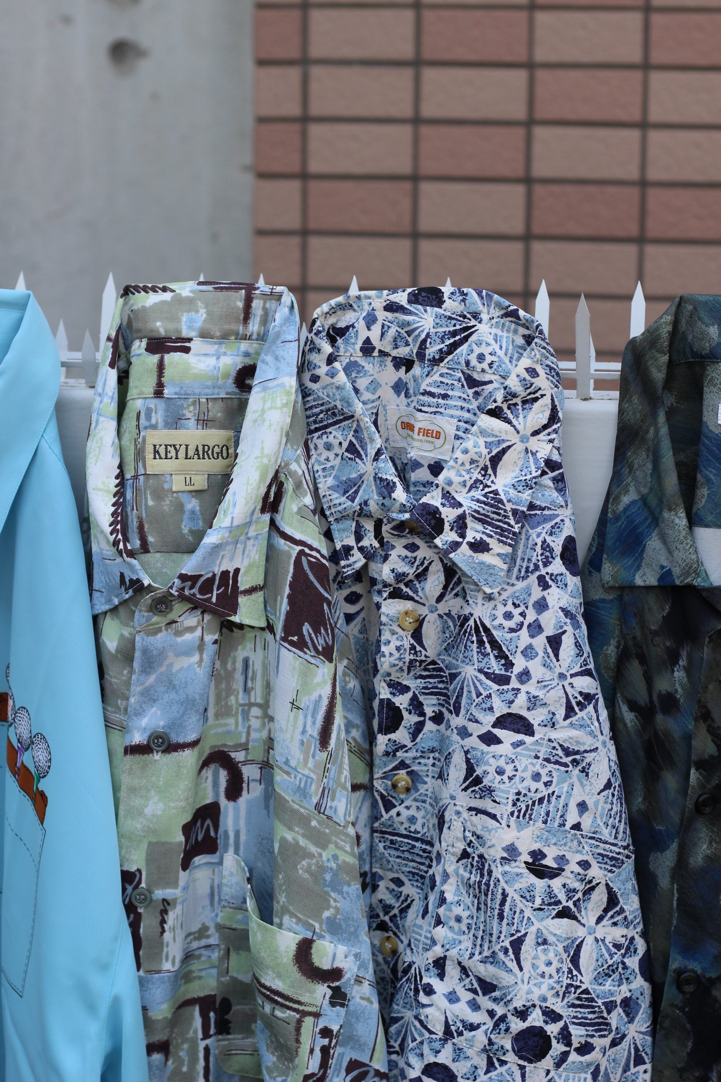 Men's Blue Design Short Sleeve Shirt x7点