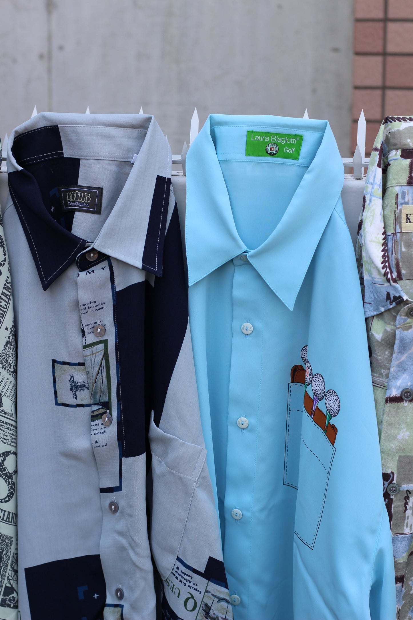 Men's Blue Design Short Sleeve Shirt x7点