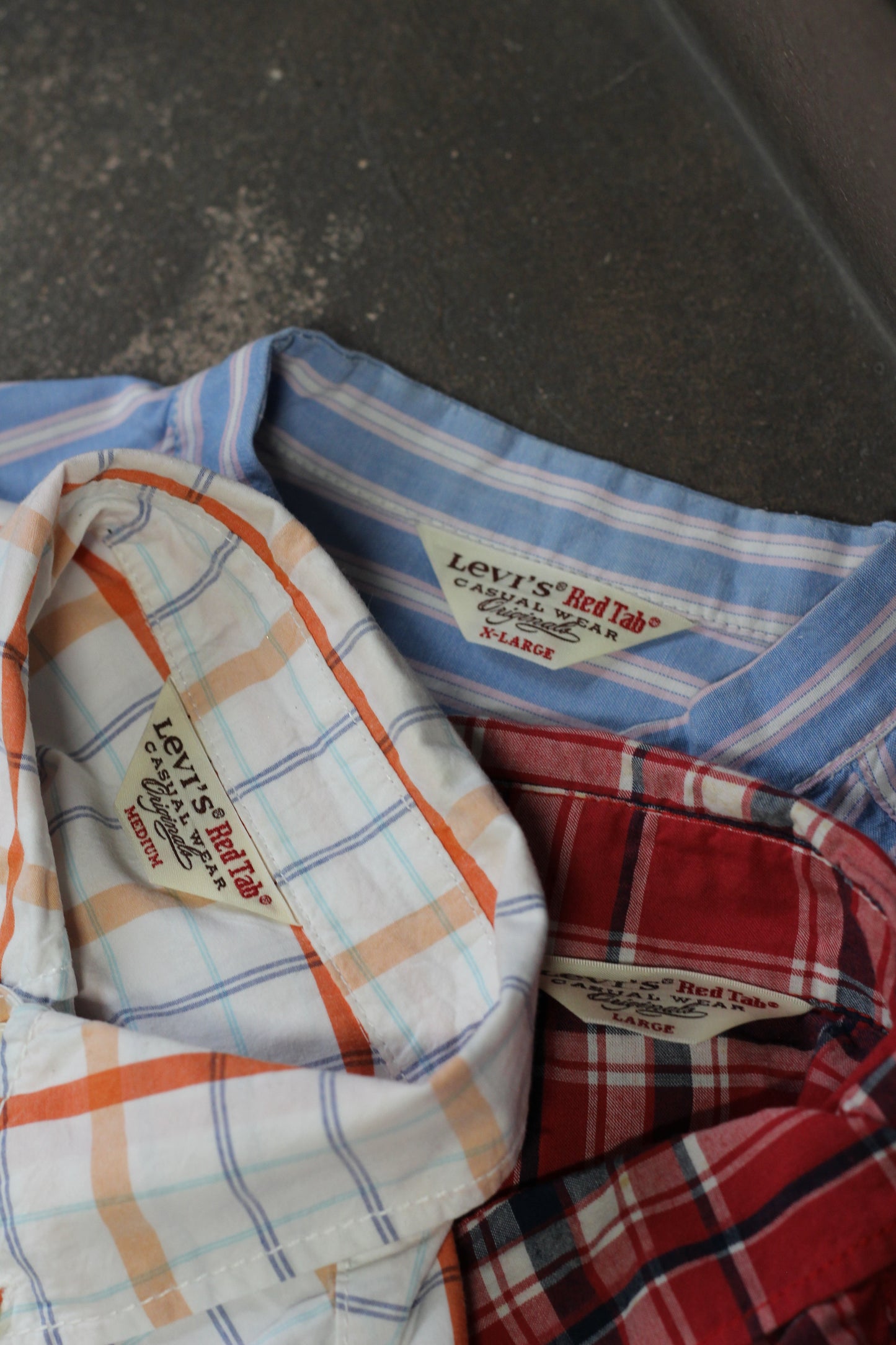 Old Levi's Red Tab Short Sleeve Shirt x3点