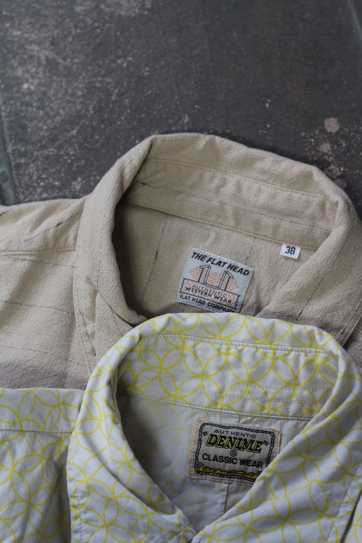 Men's American Casual Brand Western Shirt x2点