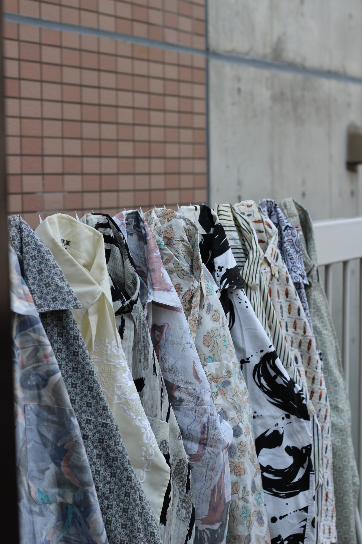 Men's White Design Short Sleeve Shirt x11点