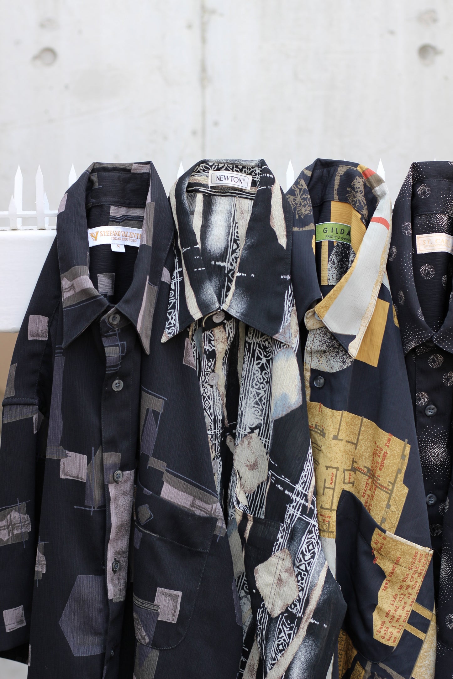 Men's Black Design Short Sleeve Shirt x12点