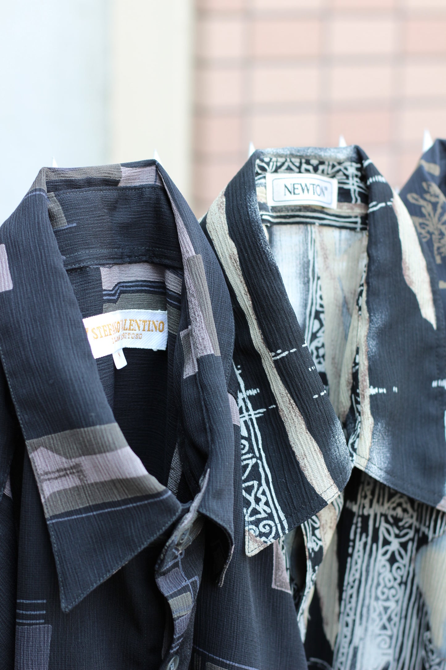 Men's Black Design Short Sleeve Shirt x12点