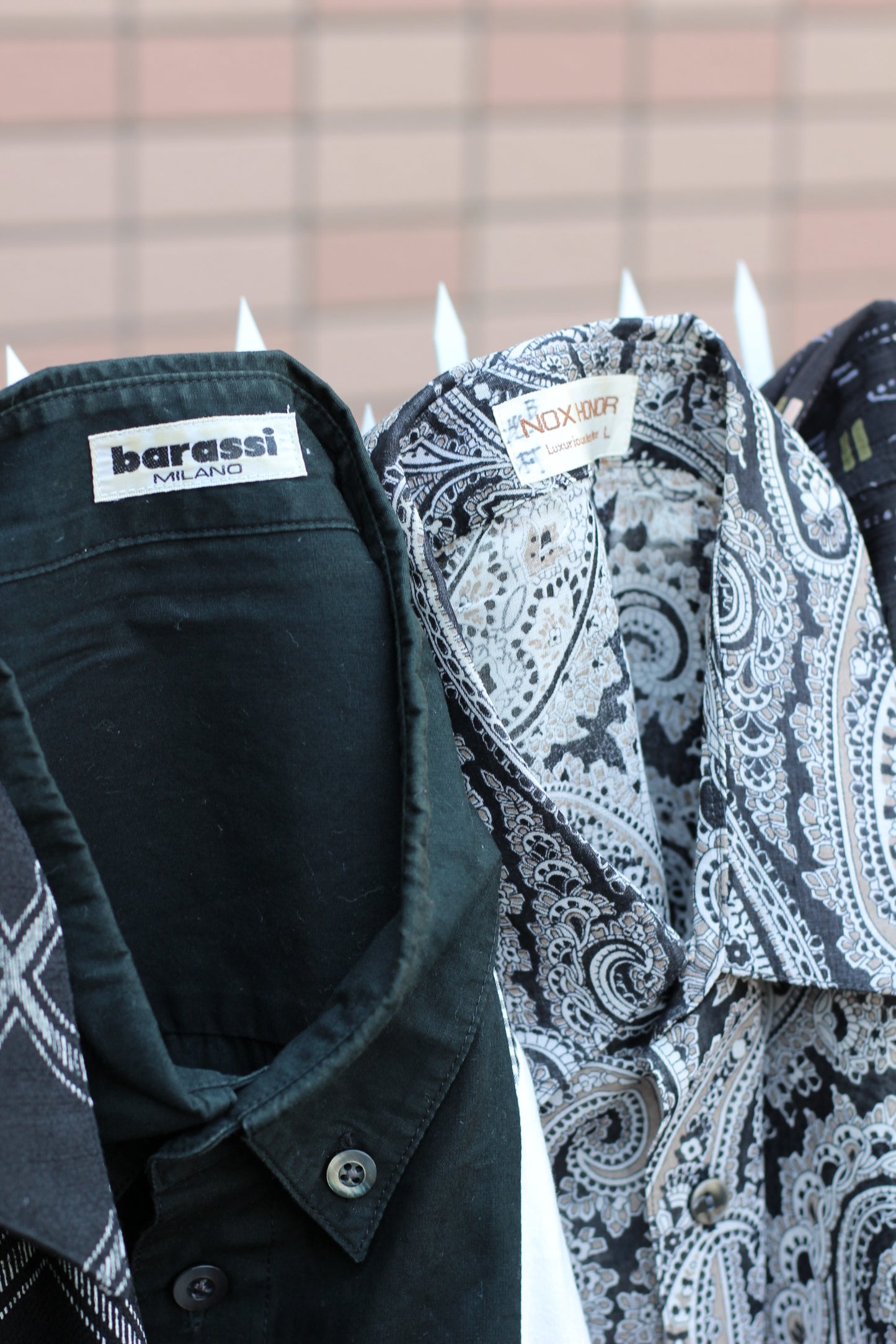 Men's Black Design Short Sleeve Shirt x12点
