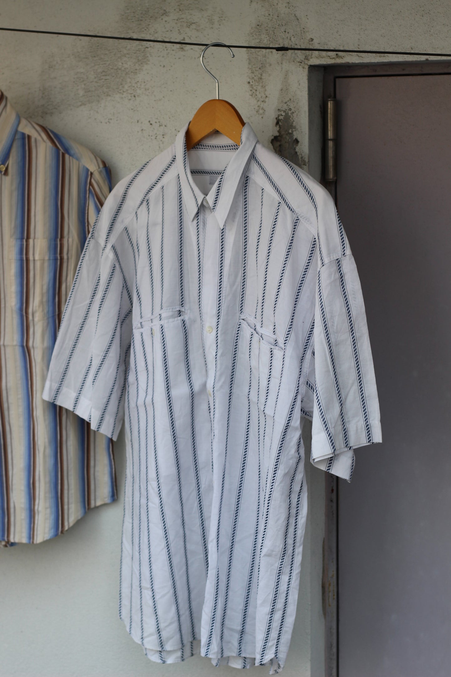 Men's Euro Vintage Short Sleeve Shirt x4点