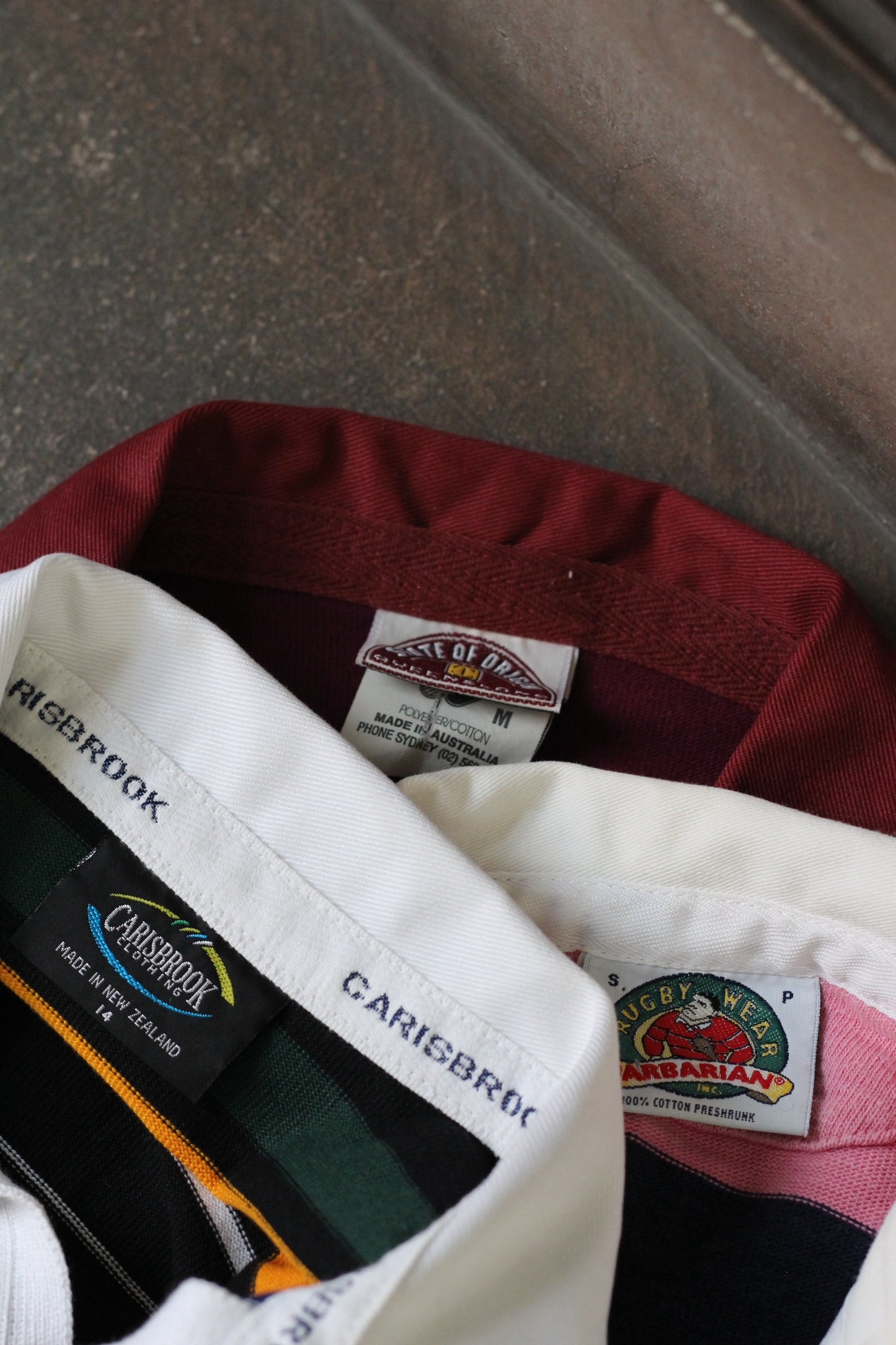90's Made In Australia, Canada & New Zealand Rugby Shirt x3点