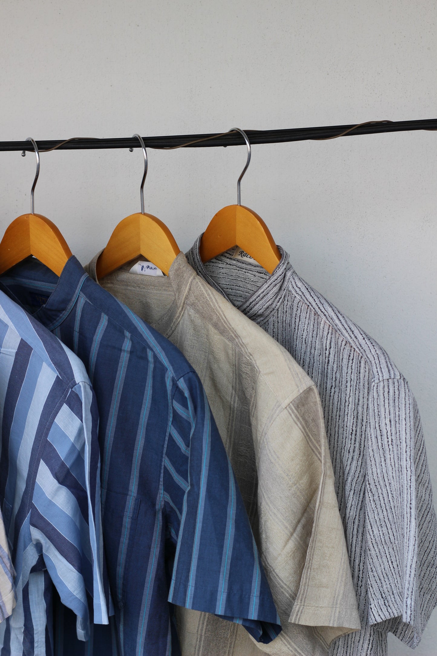 Men's Design Stand Collar Short Sleeve Shirt x10点