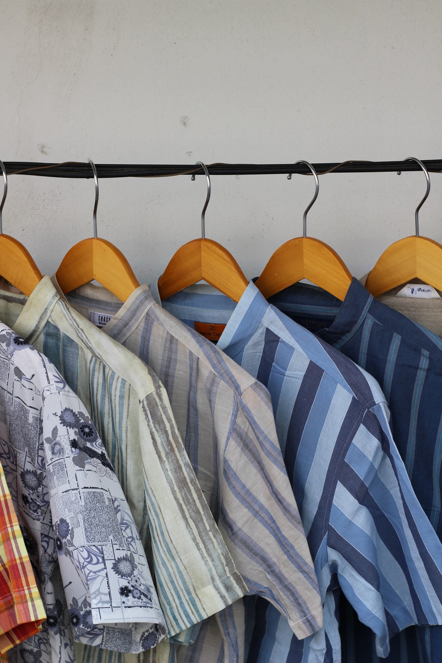 Men's Design Stand Collar Short Sleeve Shirt x10点