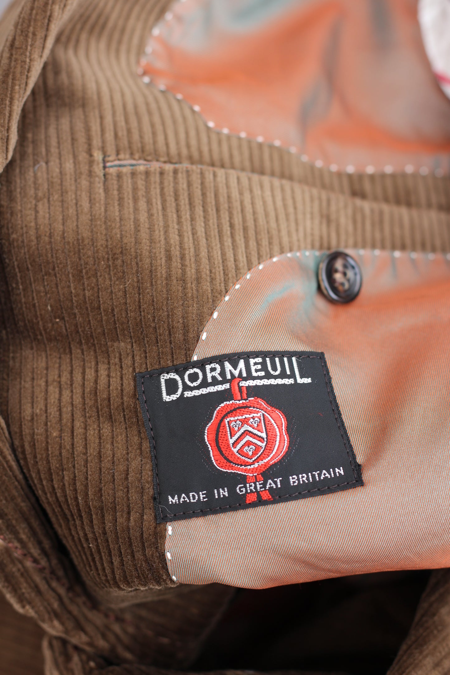 70's/80's Vintage Made In England & Scotland Check & Corduroy Tailored Jacket x3点