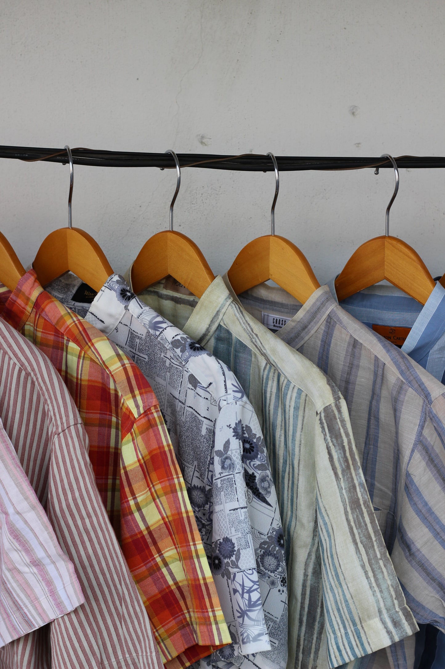 Men's Design Stand Collar Short Sleeve Shirt x10点