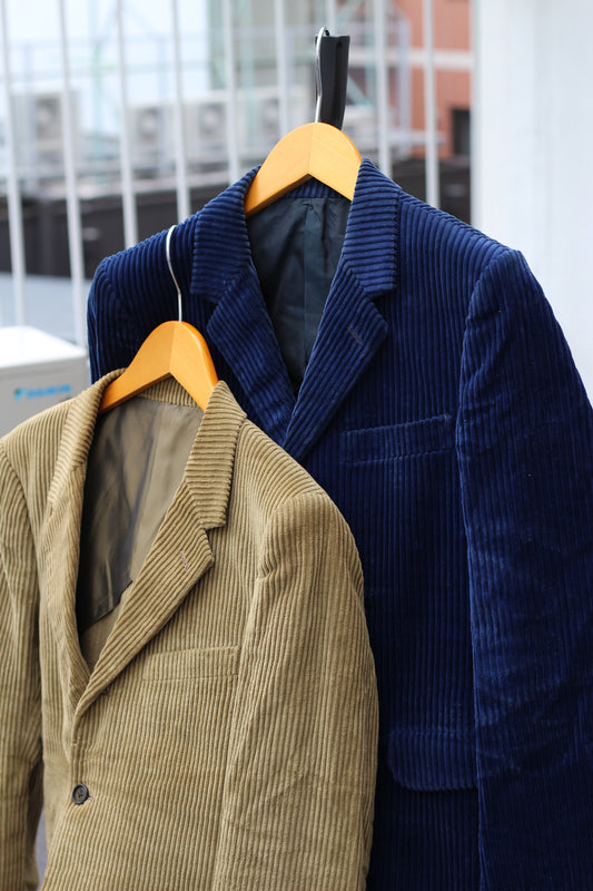 70's80's Vintage Corduroy Tailored Jacket x2点