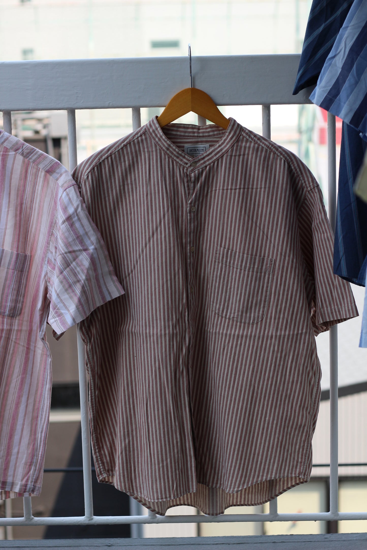 Men's Design Stand Collar Short Sleeve Shirt x10点