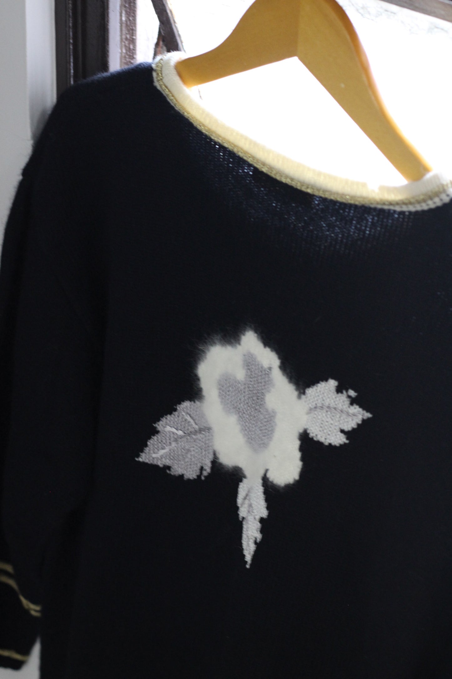 Vintage Black Design Knit x3点