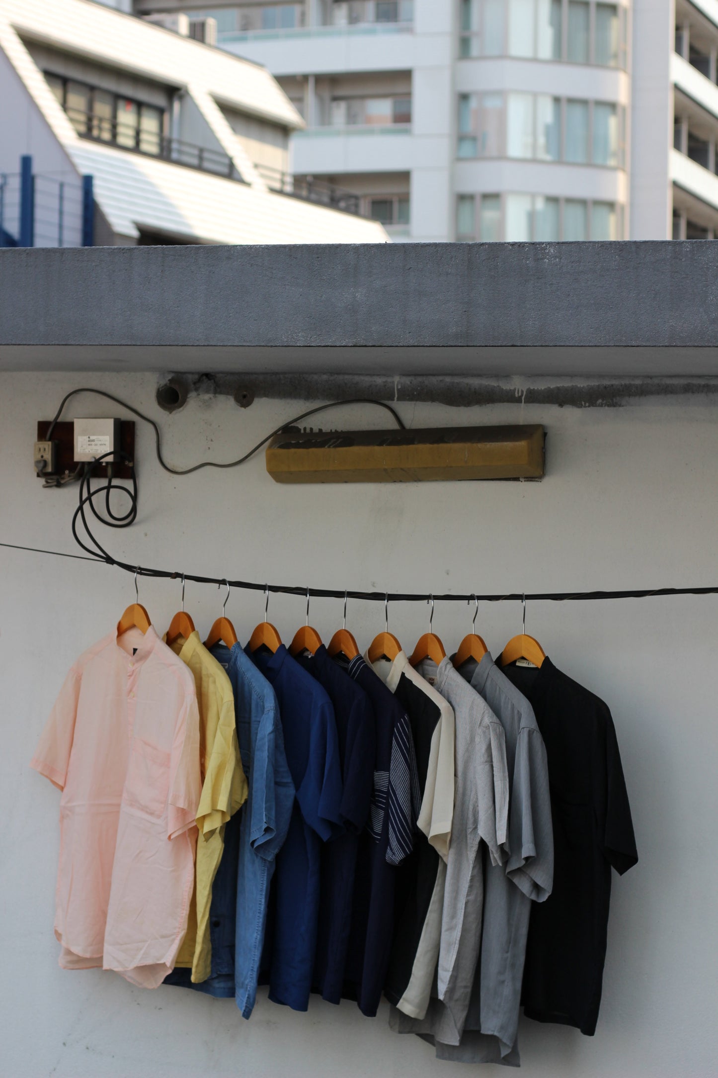 Men's Basic Design Stand Collar Short Sleeve Shirt x10点