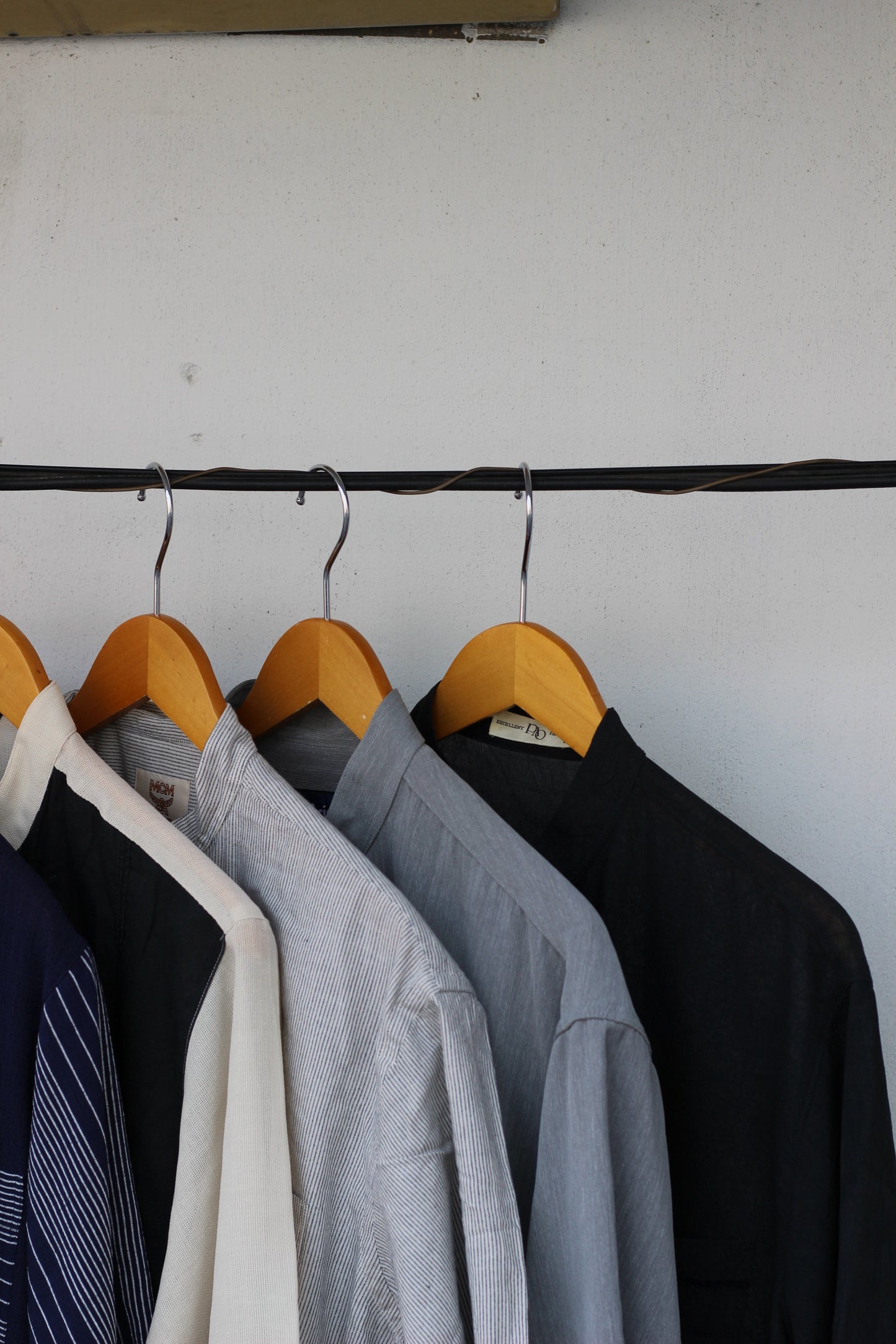 Men's Basic Design Stand Collar Short Sleeve Shirt x10点