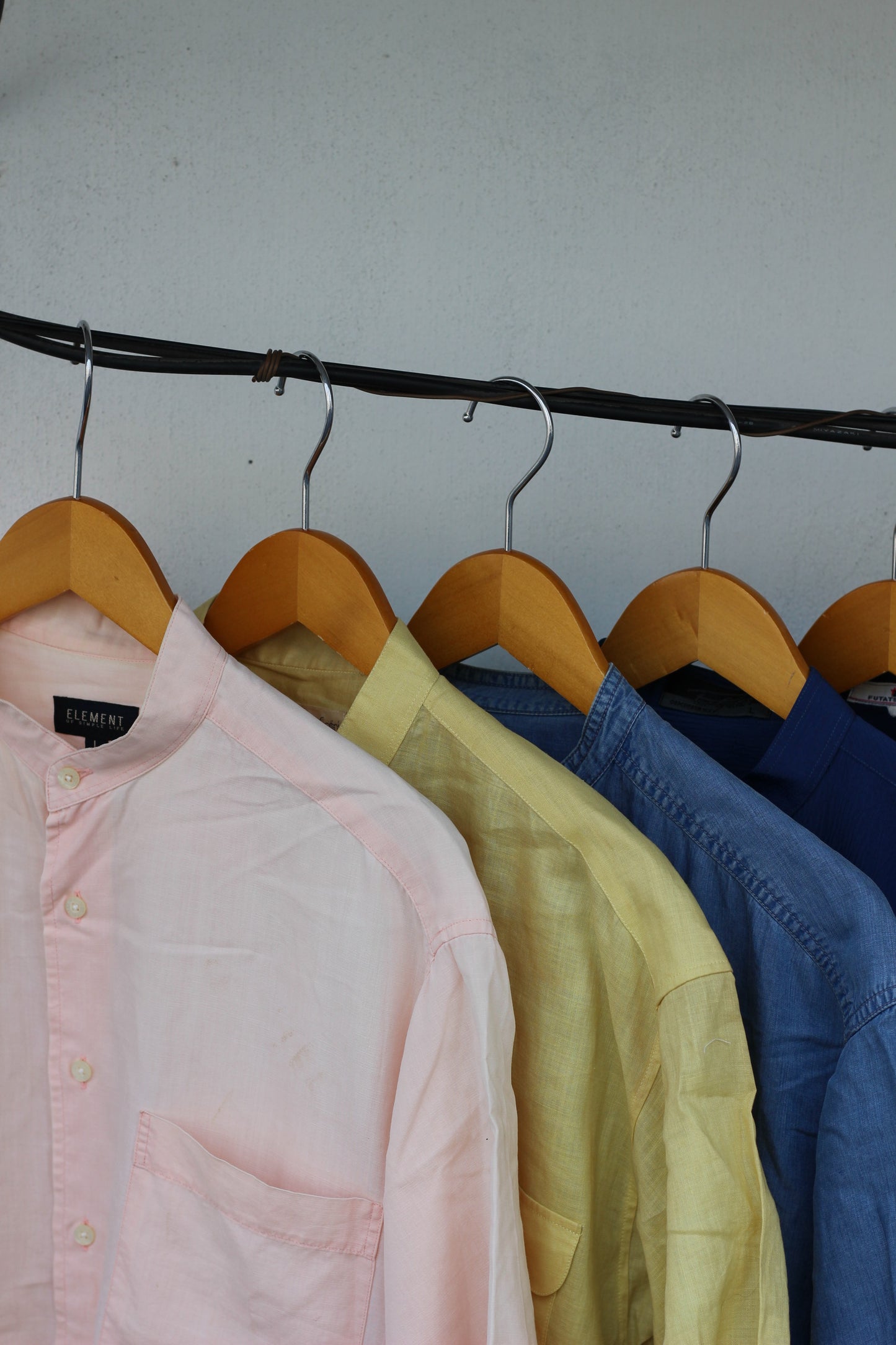 Men's Basic Design Stand Collar Short Sleeve Shirt x10点