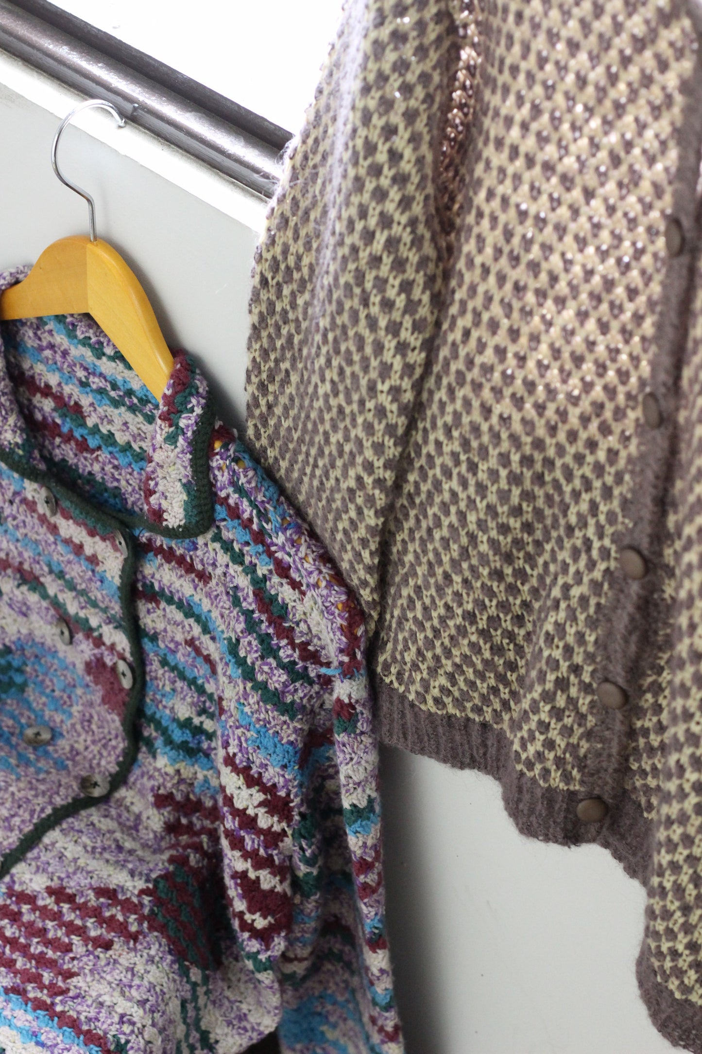 Vintage Design Cardigan x2点