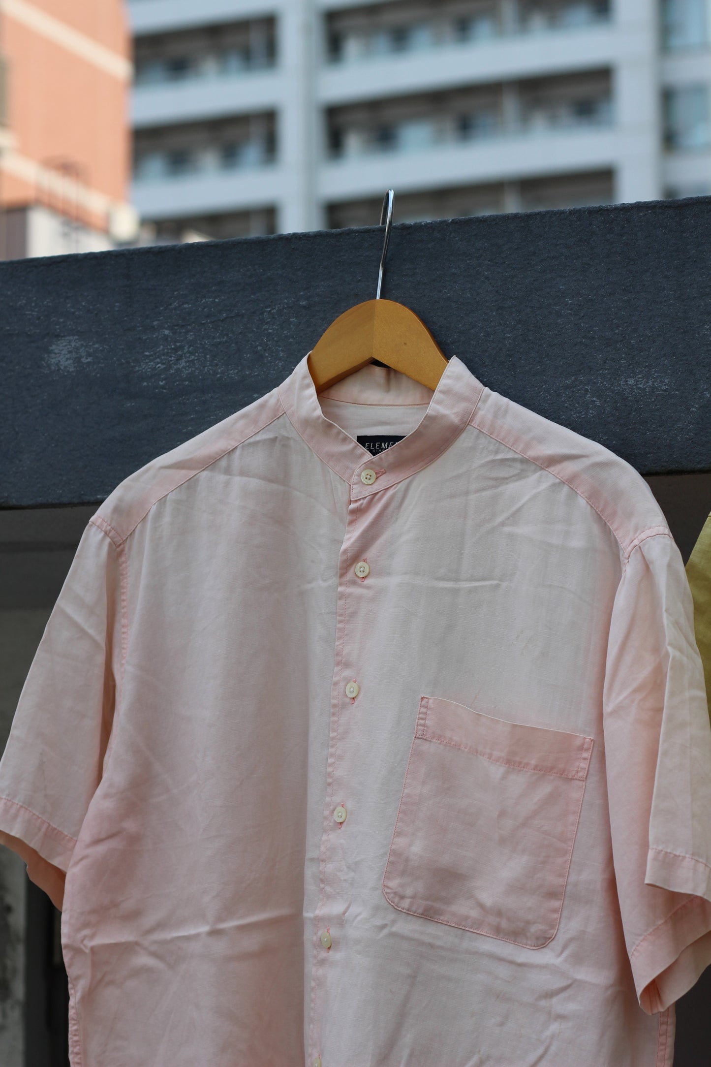 Men's Basic Design Stand Collar Short Sleeve Shirt x10点
