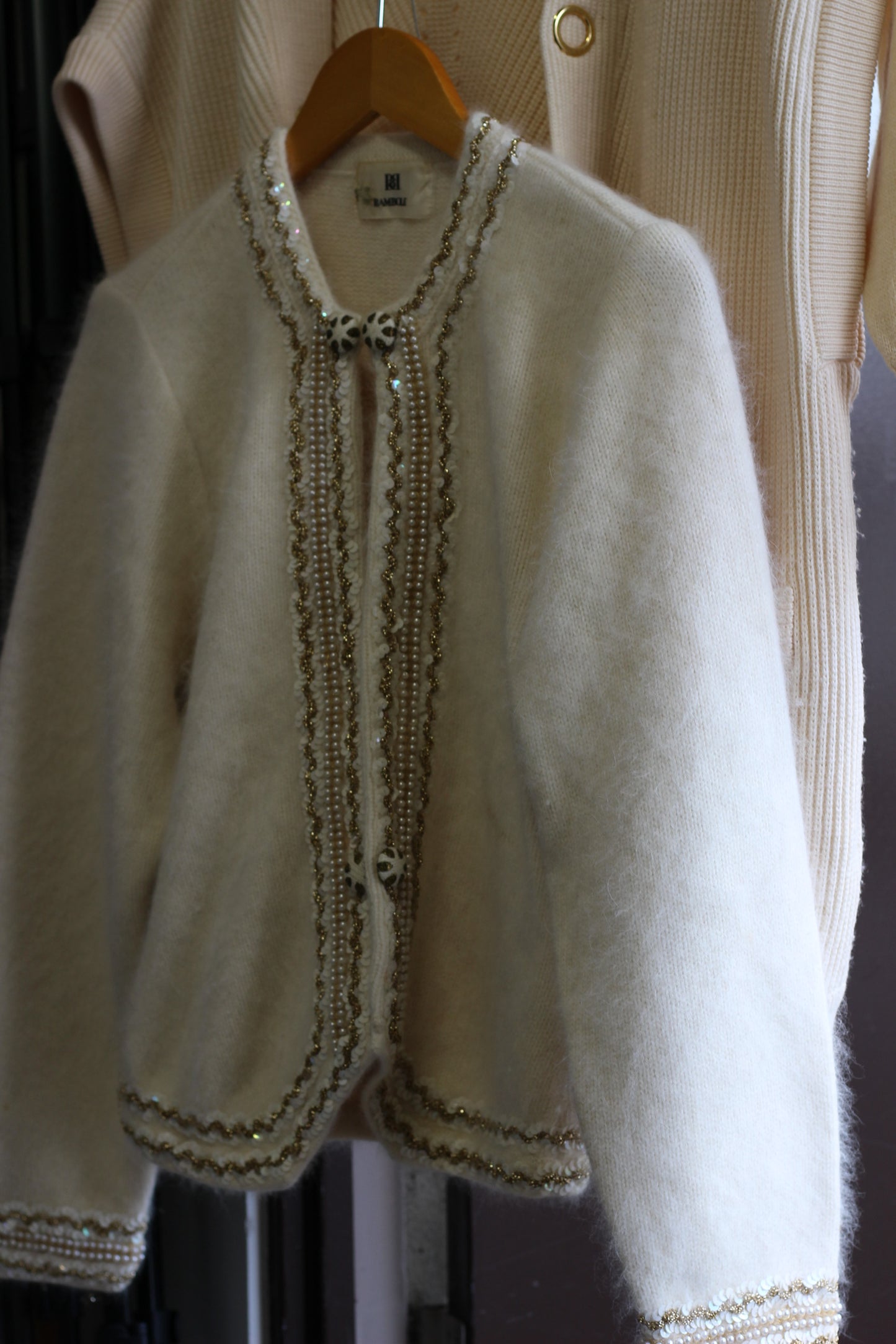 Vintage White Design Knit x3点