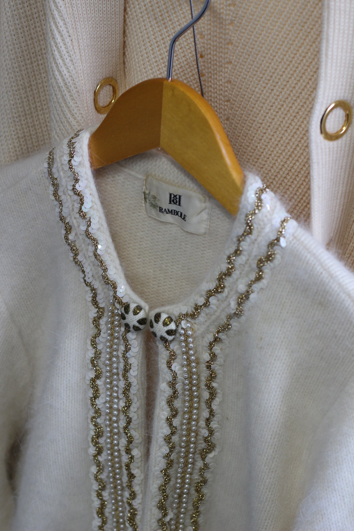 Vintage White Design Knit x3点