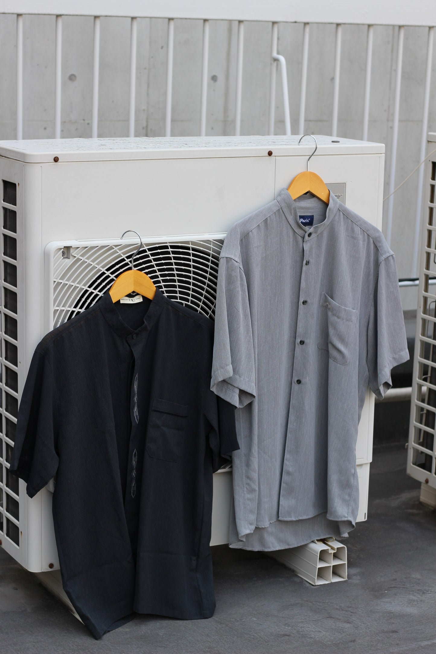Men's Basic Design Stand Collar Short Sleeve Shirt x10点