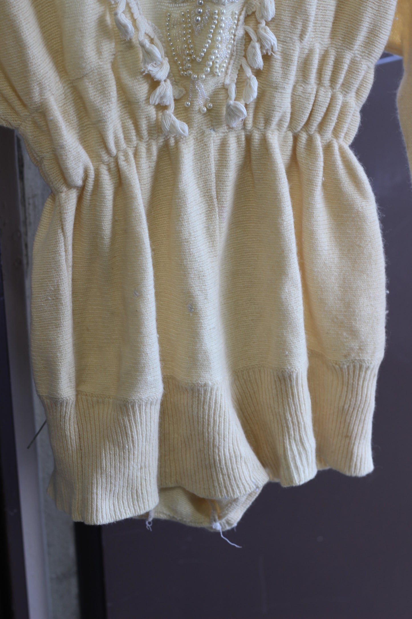 Vintage White Design Knit x3点