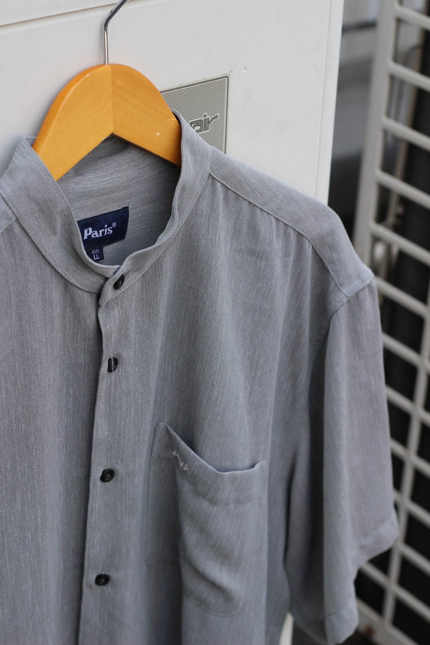 Men's Basic Design Stand Collar Short Sleeve Shirt x10点