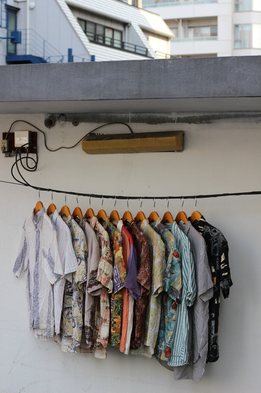 Men's Design Rayon Short Sleeve Shirt x13点