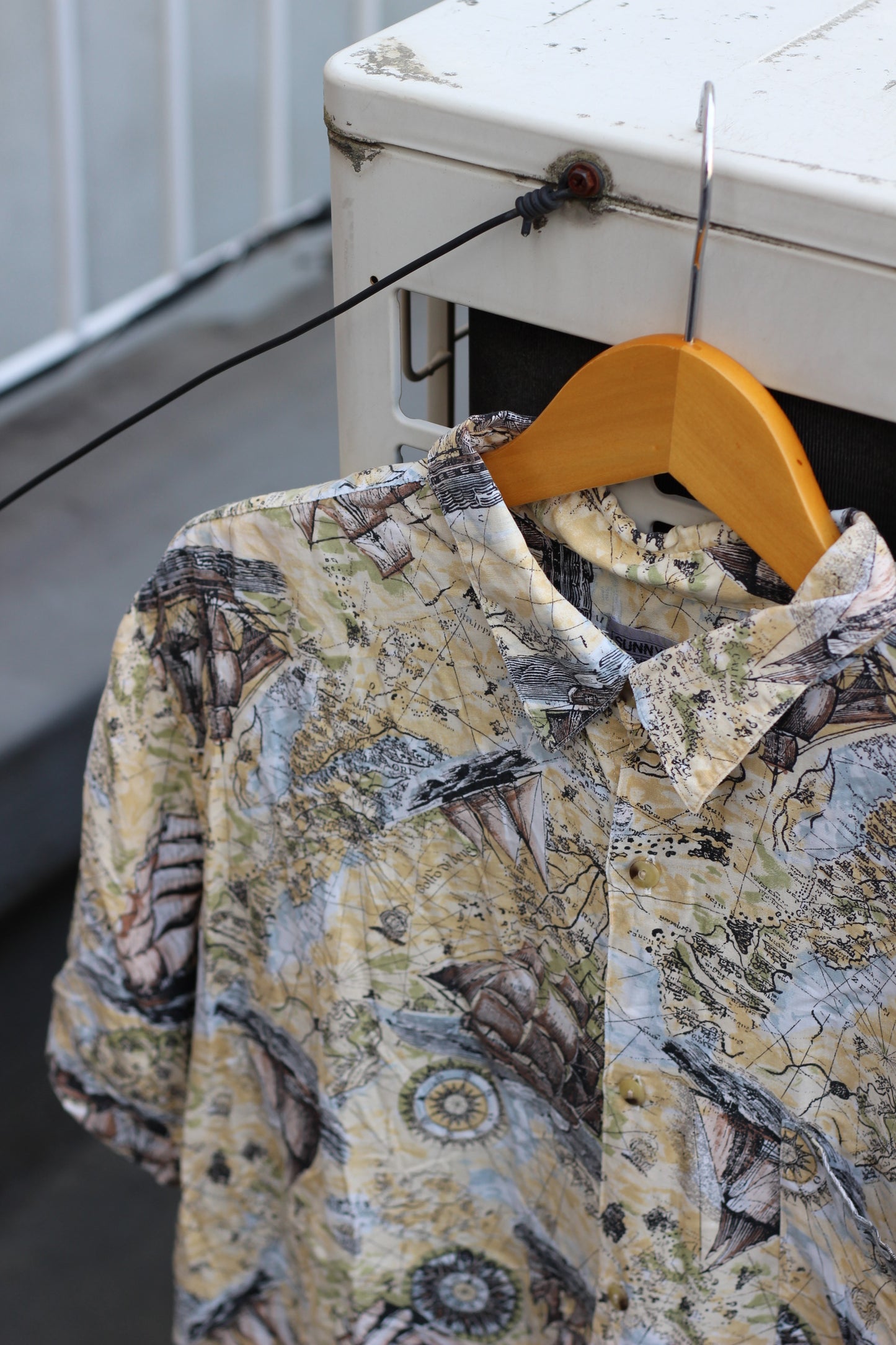 Men's Design Rayon Short Sleeve Shirt x13点