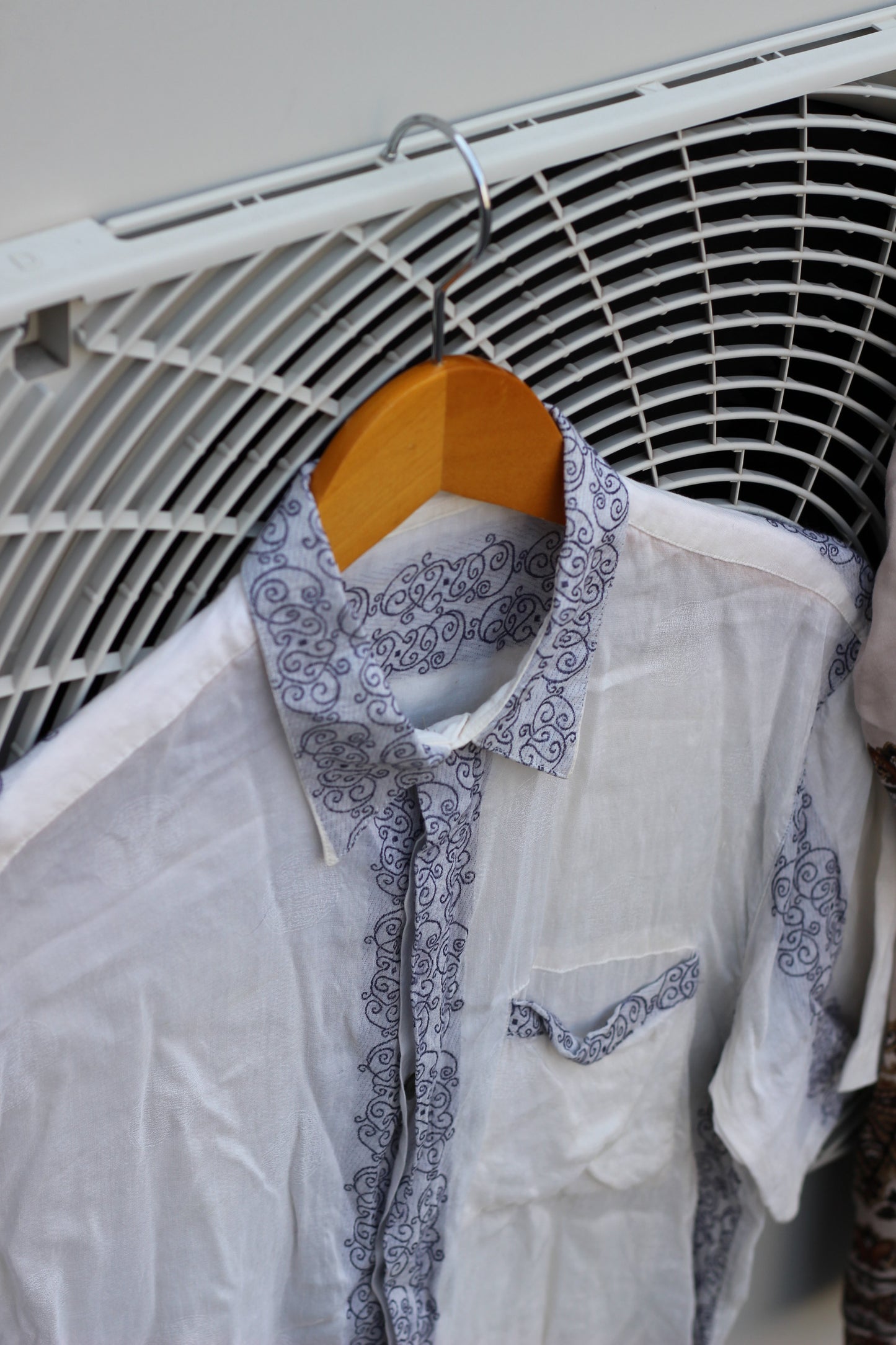 Men's Design Rayon Short Sleeve Shirt x13点