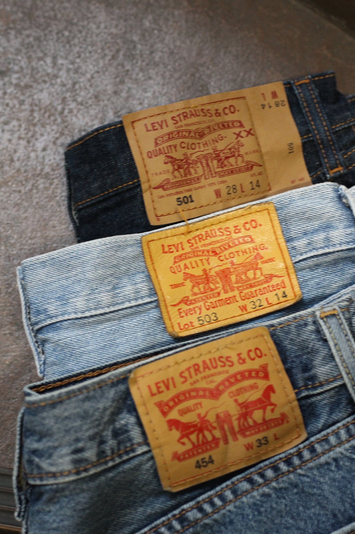 Levi's Men's Denim Shorts x3点