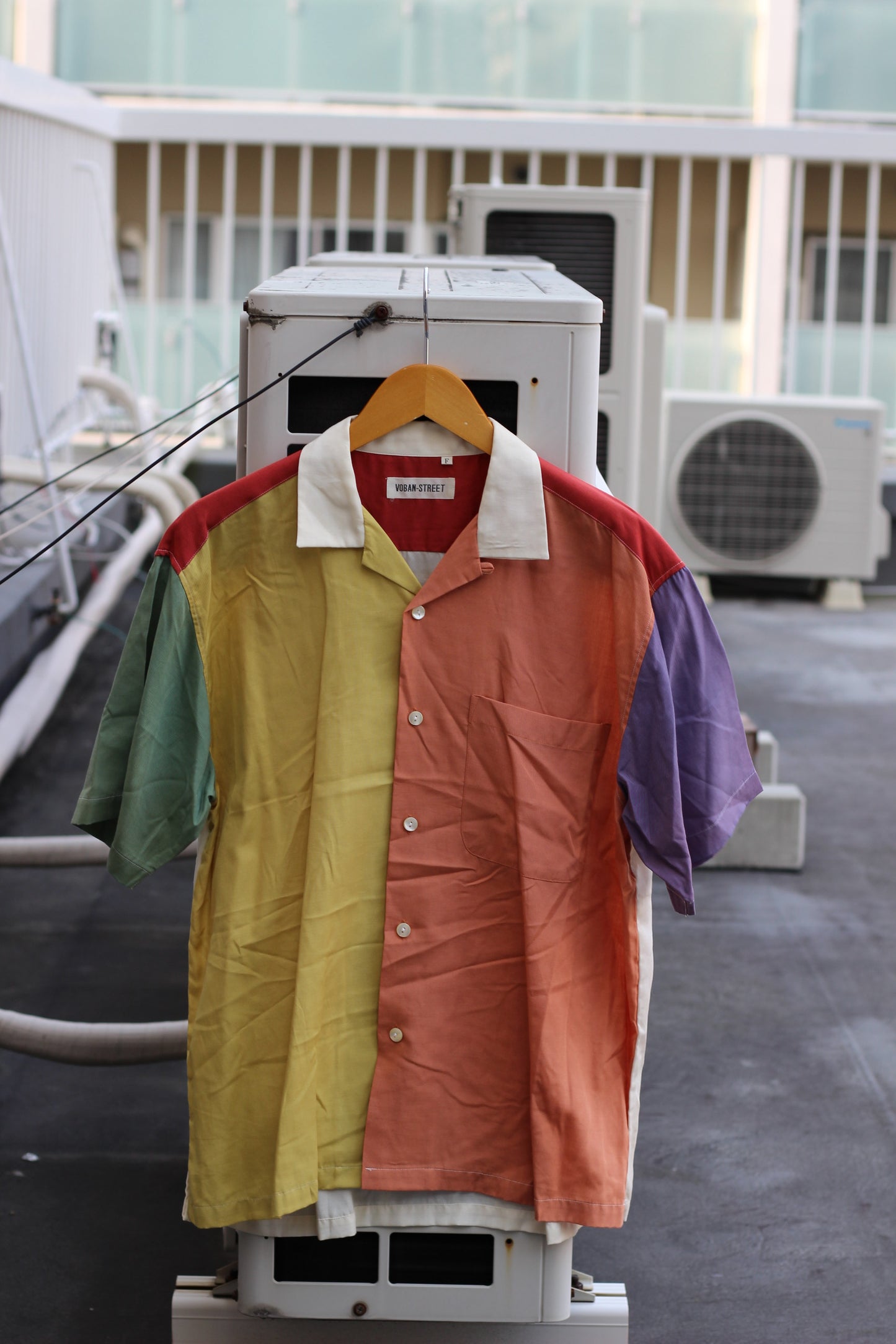 Men's Design Rayon Short Sleeve Shirt x13点