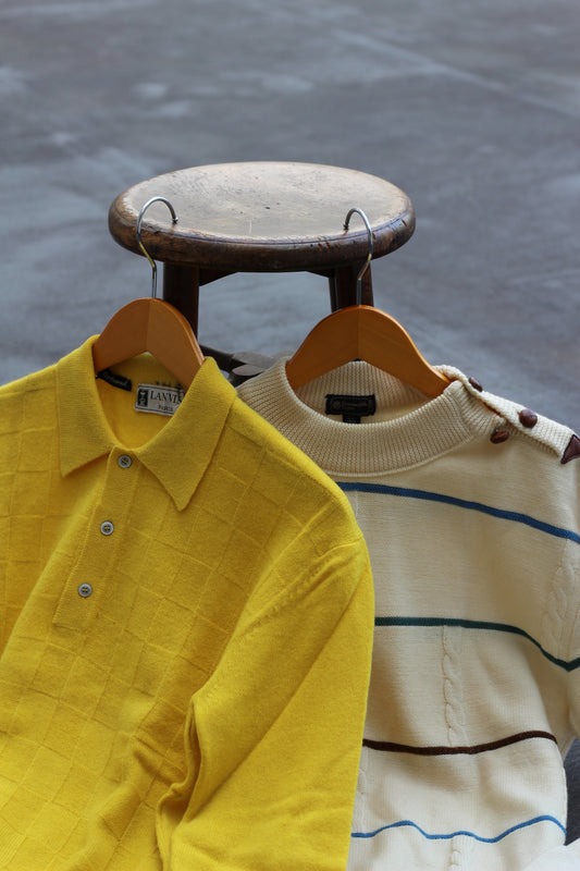 Vintage Made In Italy Lanvin & Ermenegildo Zegn Knitwear x2点