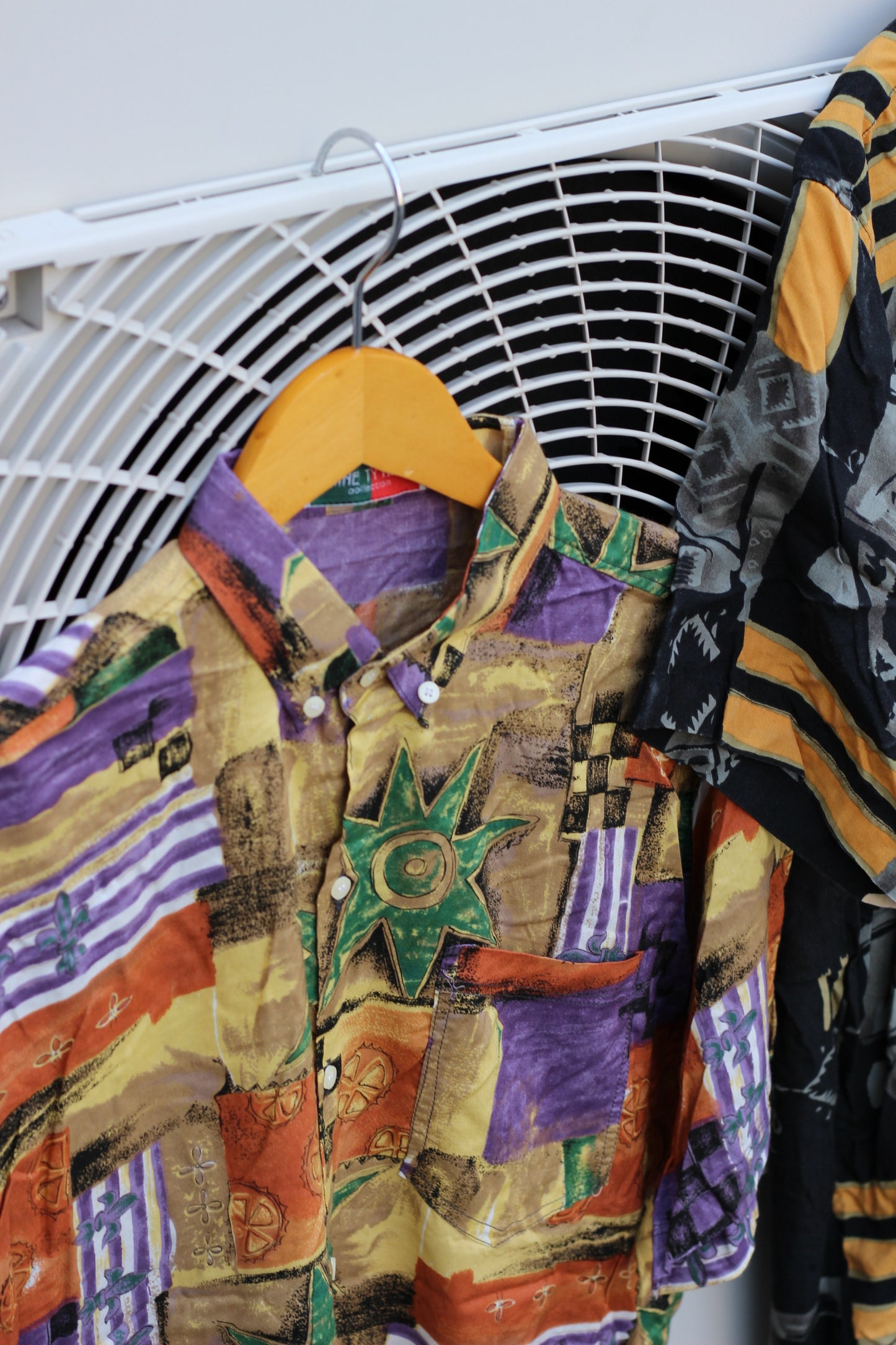 Men's Design Rayon Short Sleeve Shirt x13点
