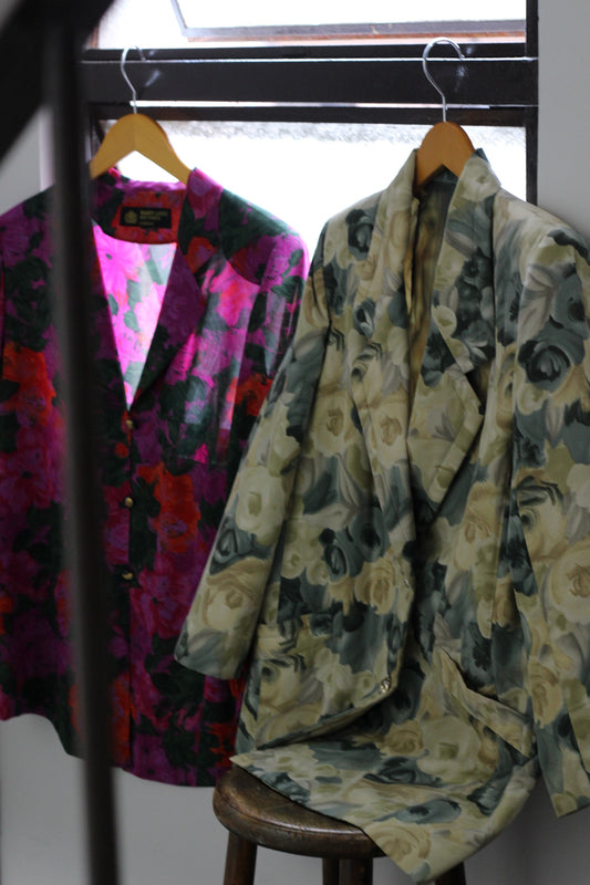 Vintage Flower Design Jacket x2点