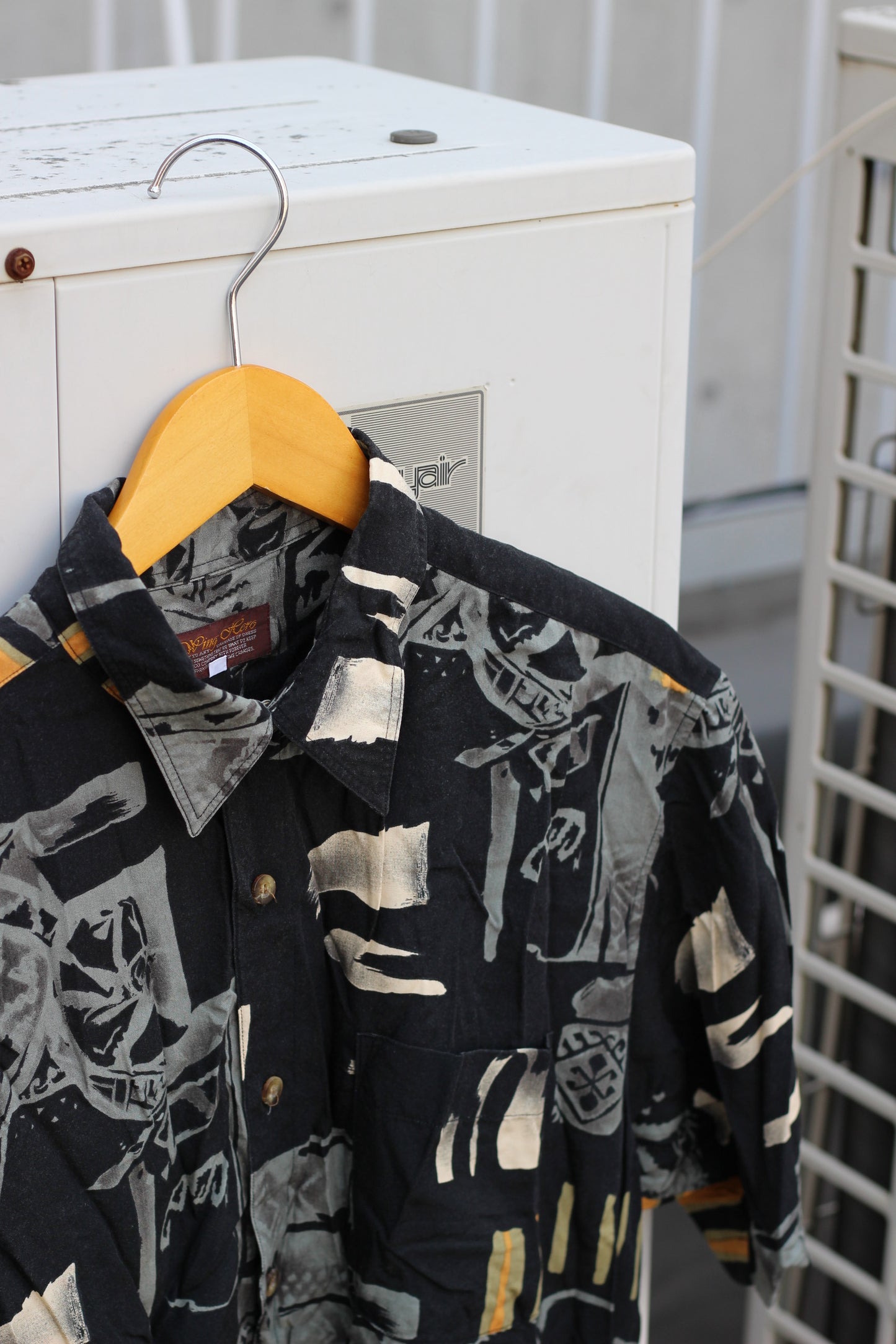 Men's Design Rayon Short Sleeve Shirt x13点