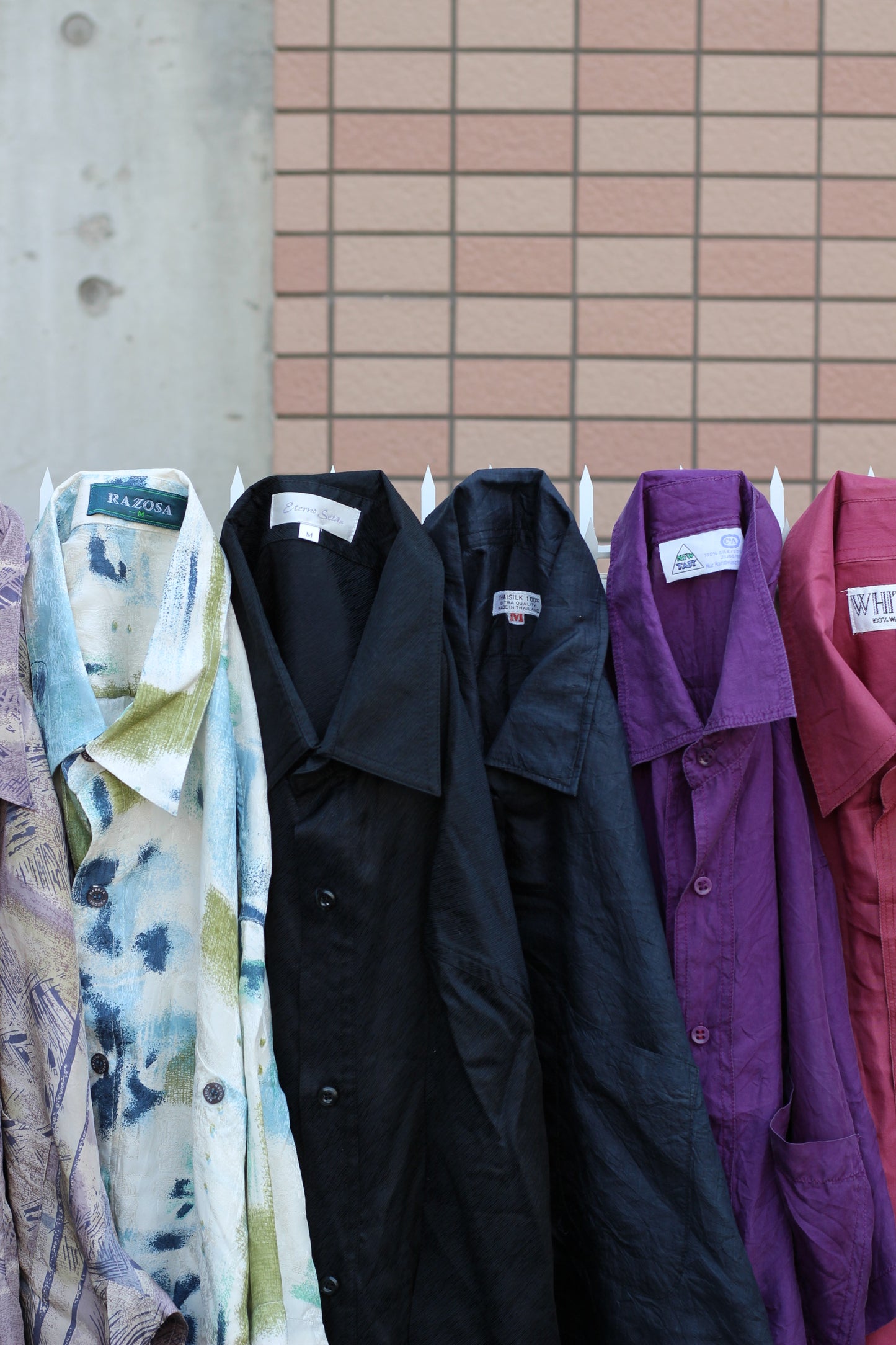 Men's Silk Short Sleeve Shirt x12点