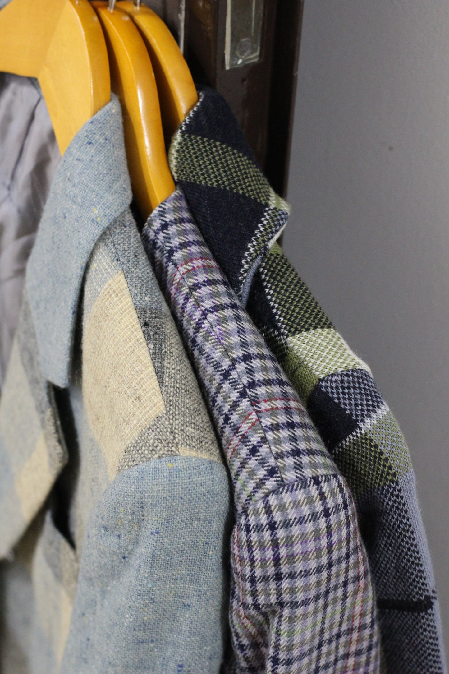 Vintage Blue Check Jacket x3点