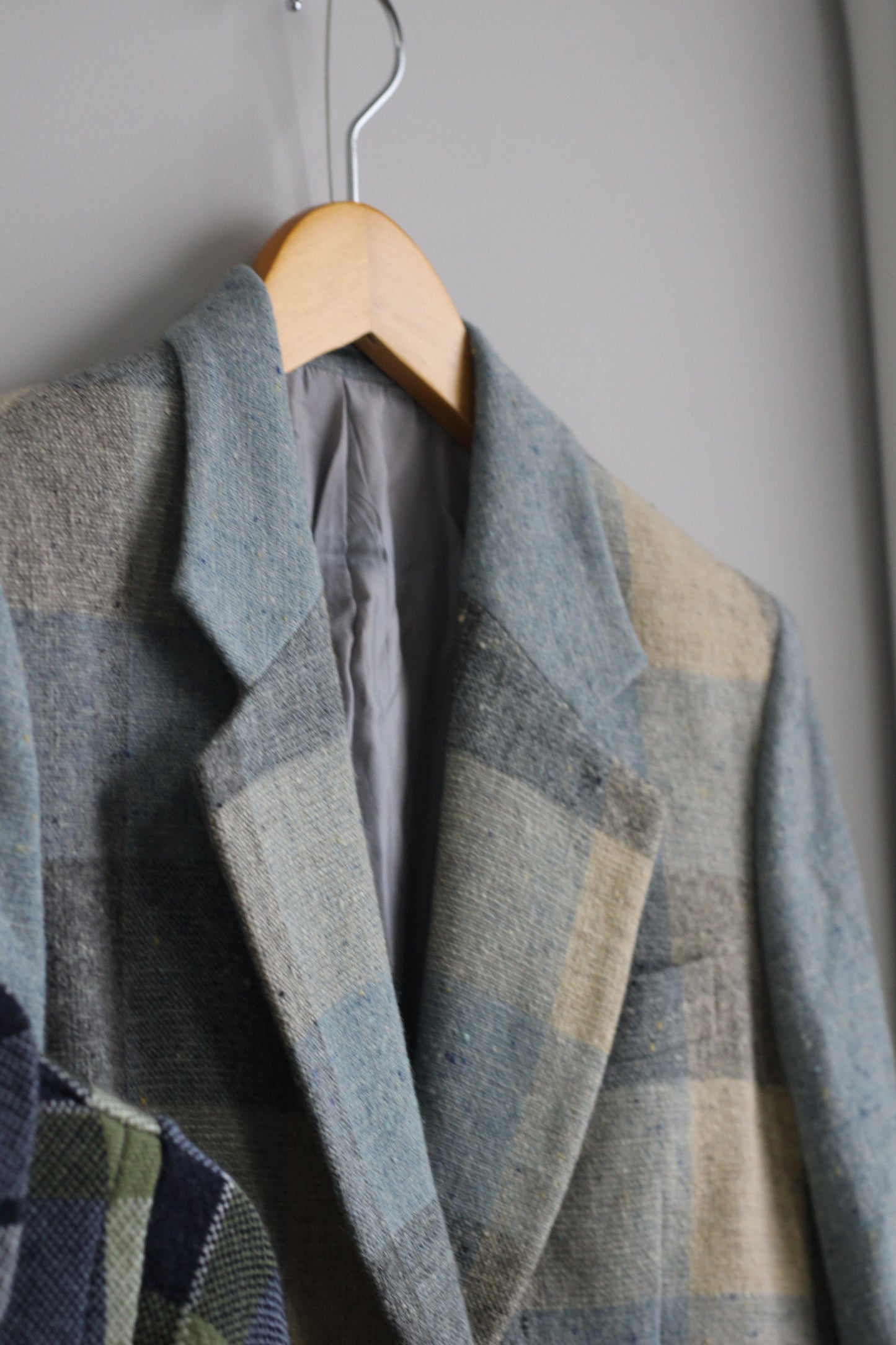 Vintage Blue Check Jacket x3点