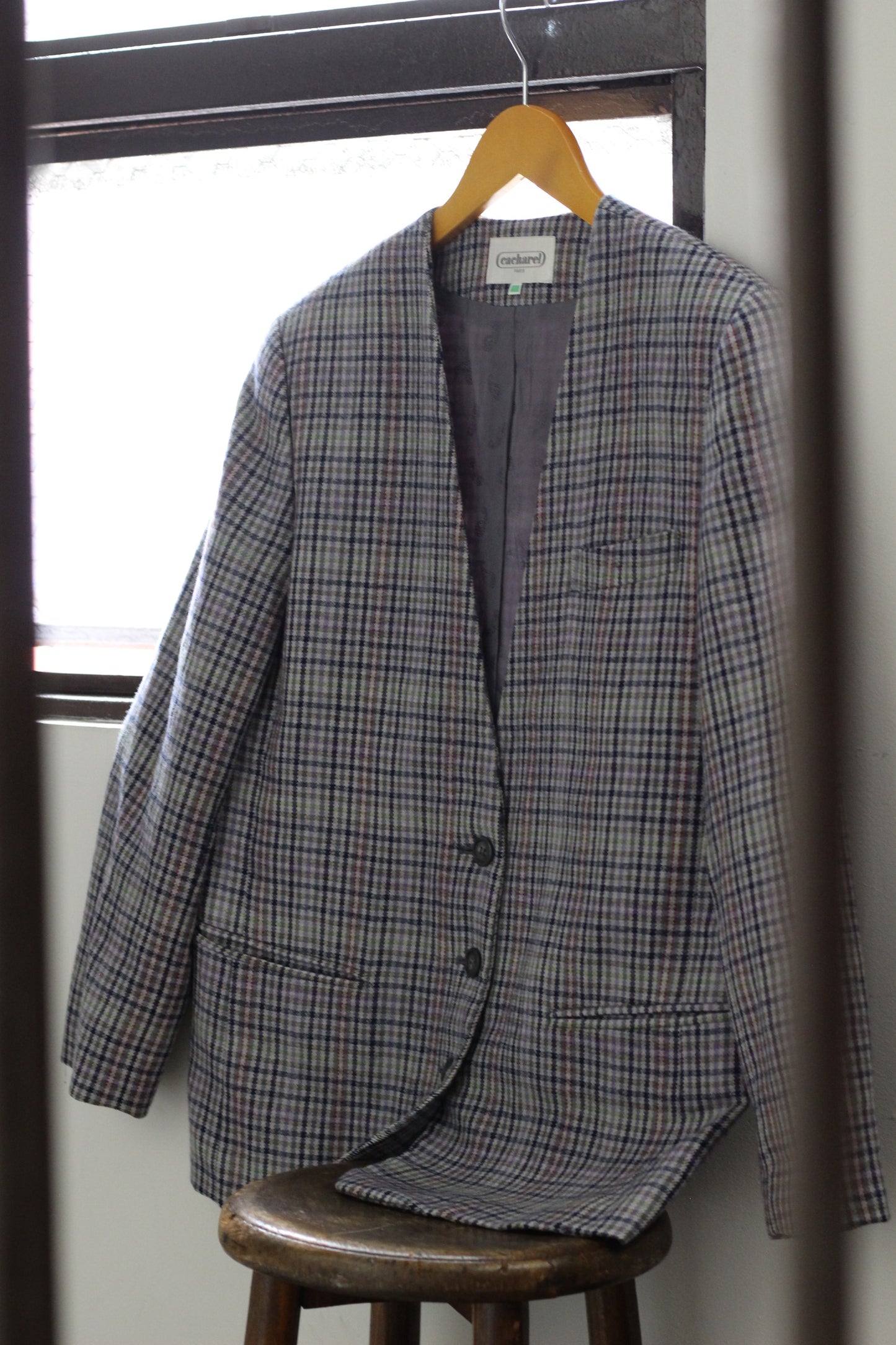 Vintage Blue Check Jacket x3点