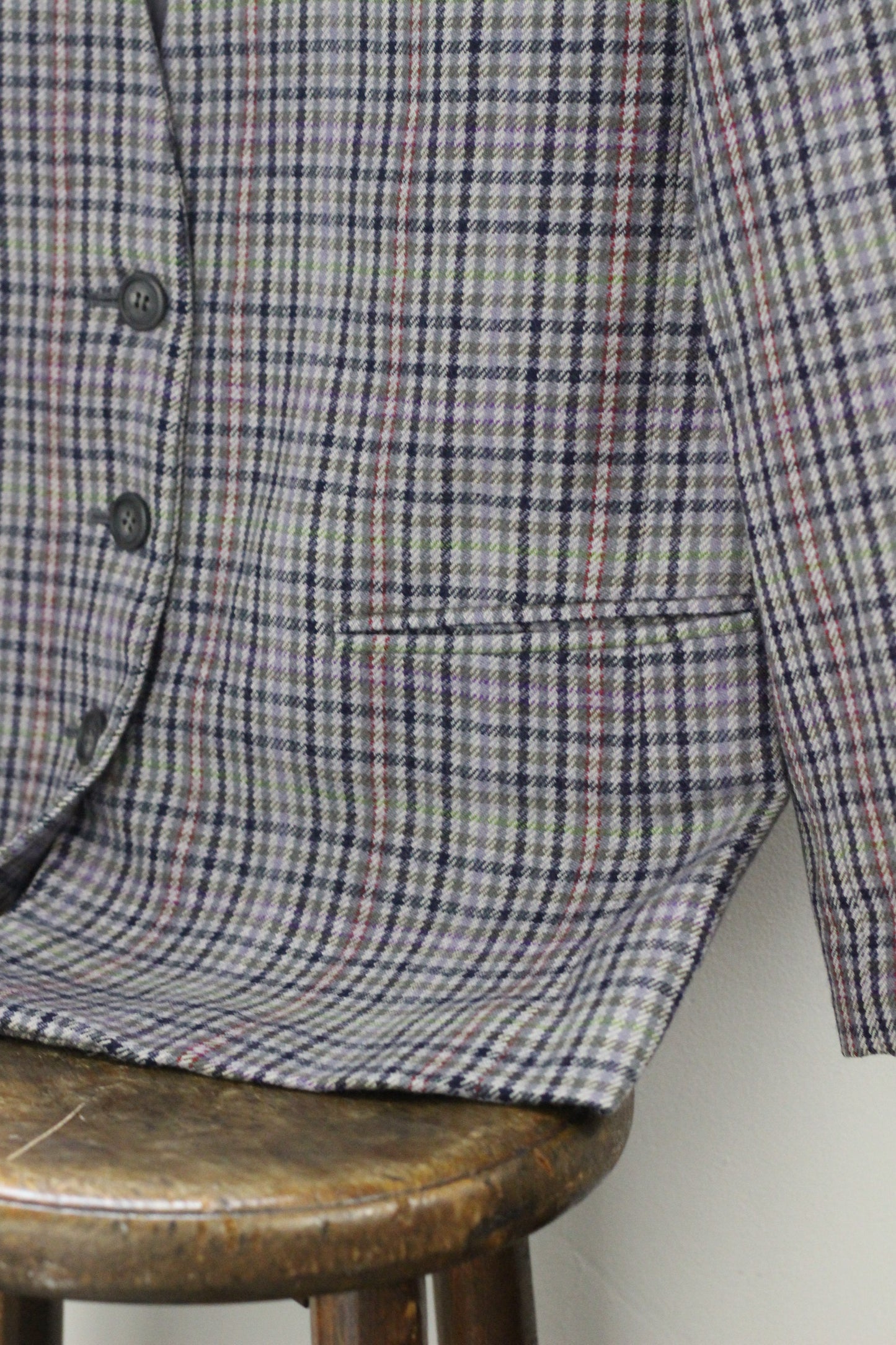 Vintage Blue Check Jacket x3点