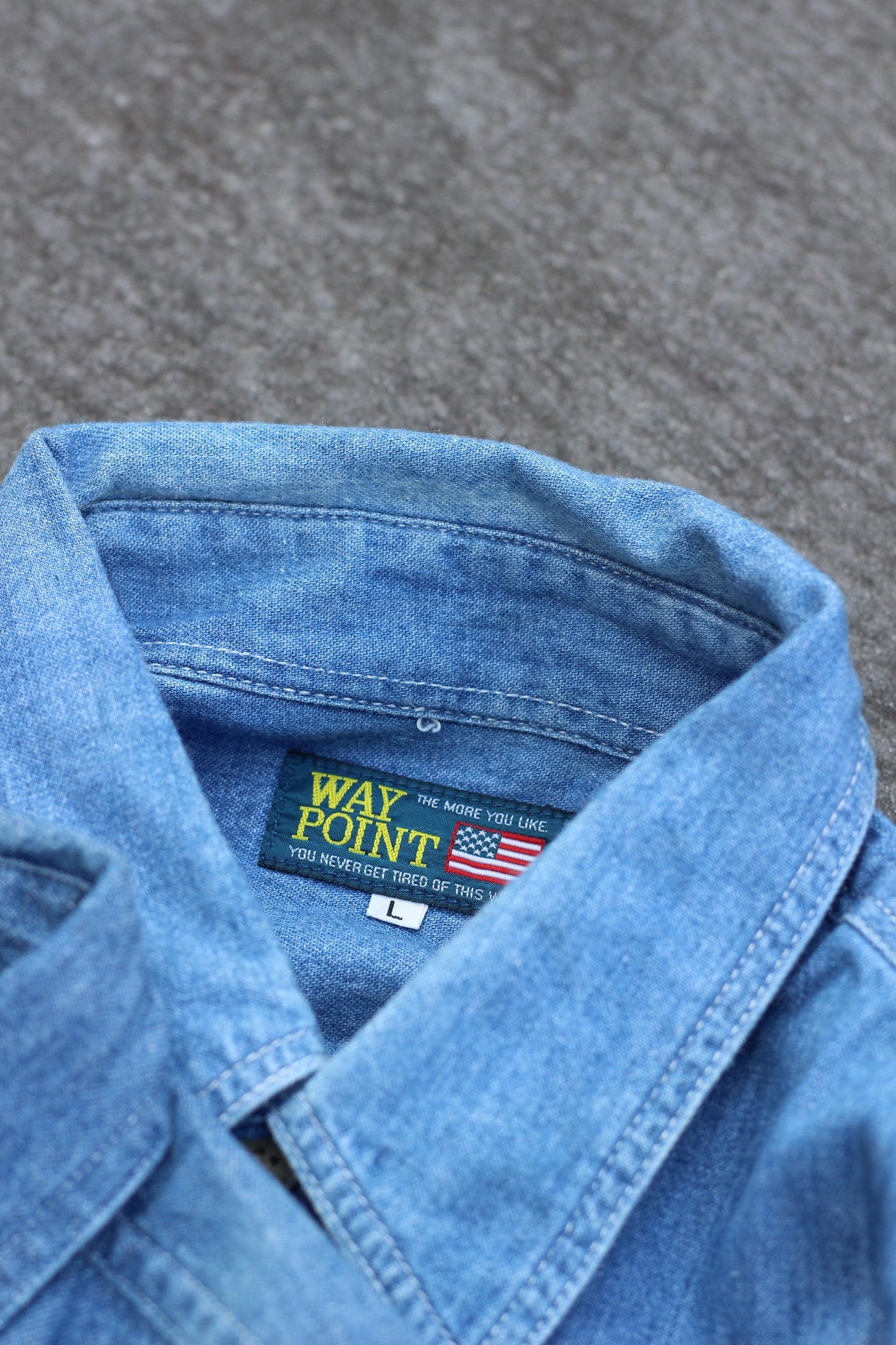 Men's Denim Short Sleeve Shirt x11点