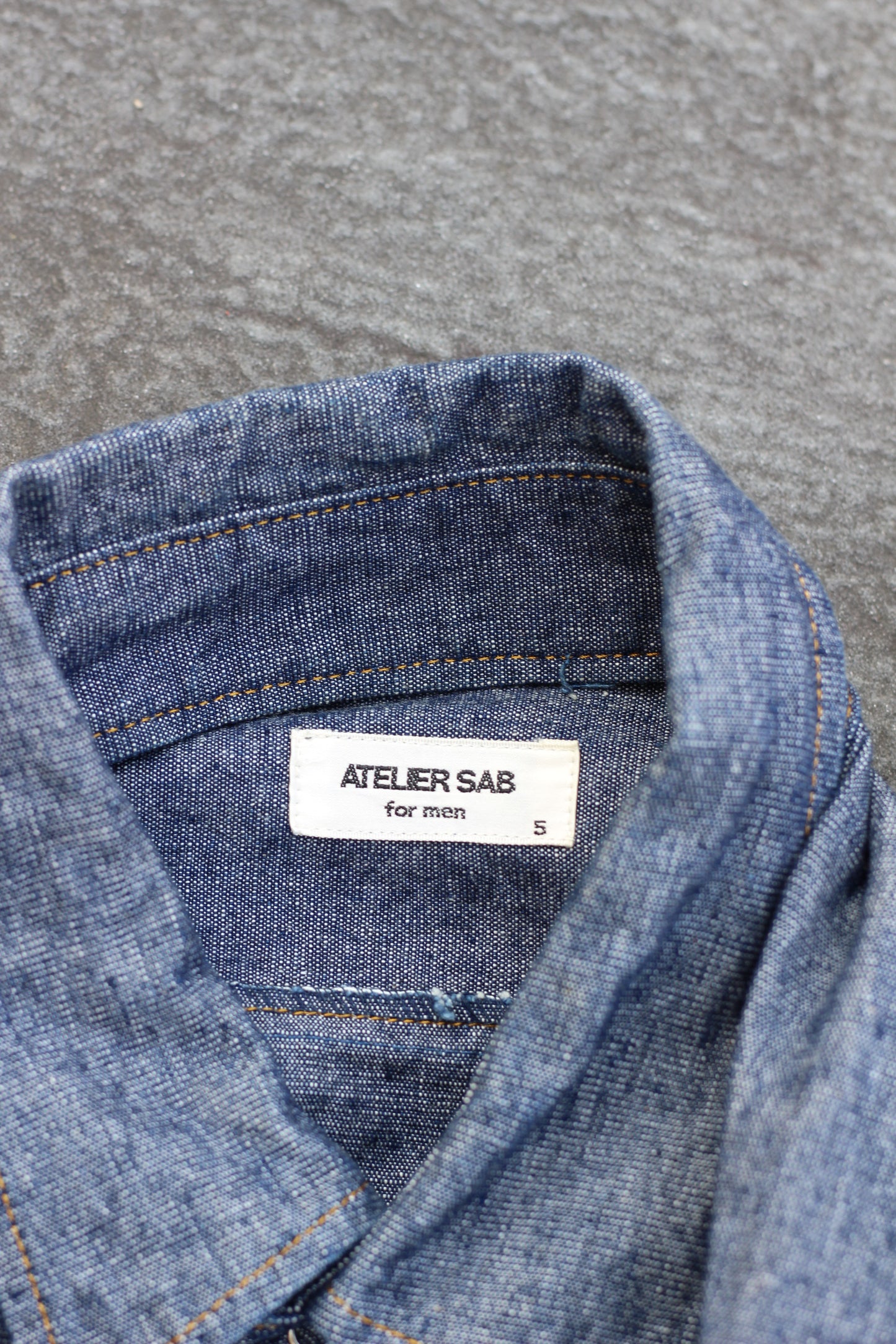 Men's Denim Short Sleeve Shirt x11点
