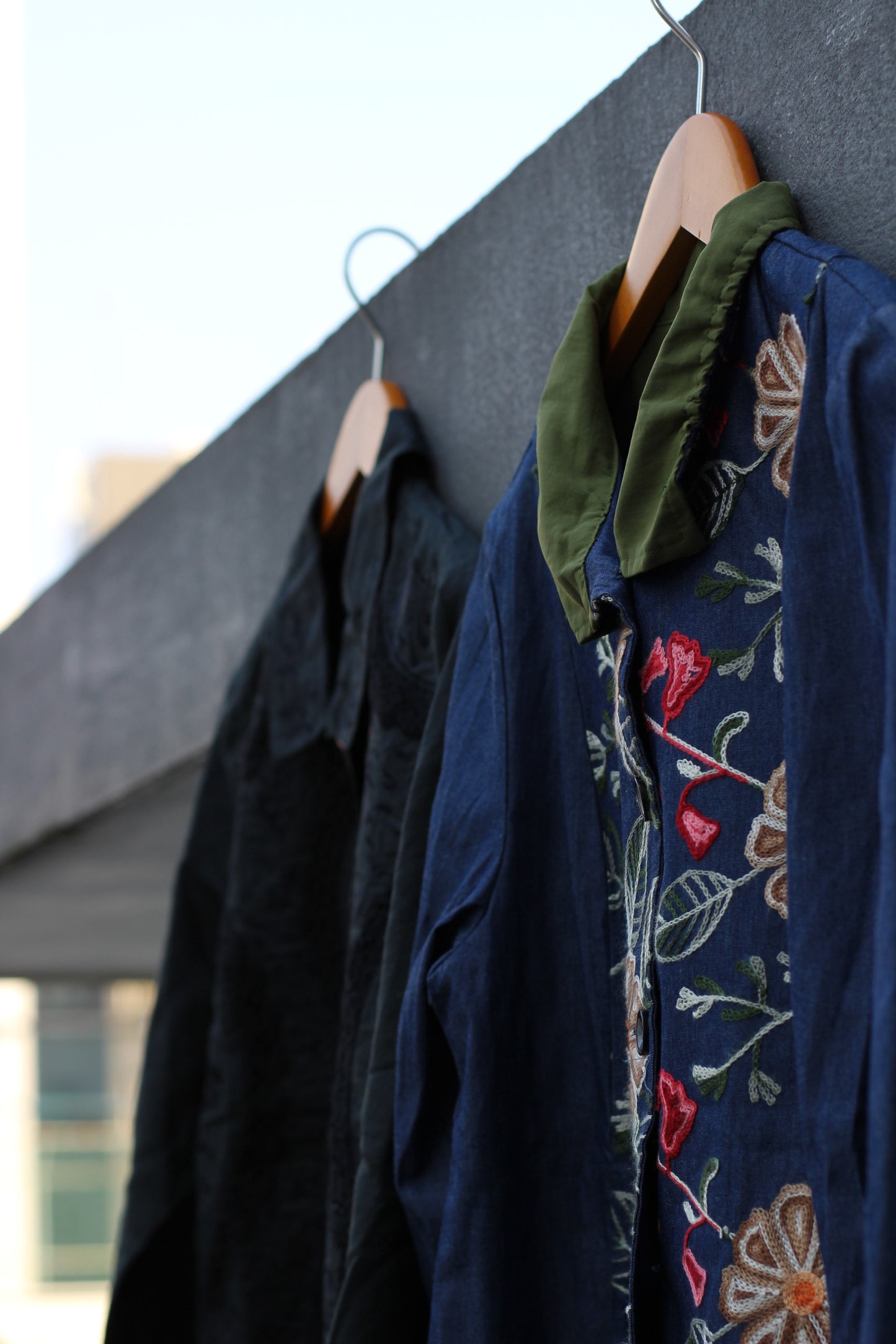 Women's Vintage Embroidery Design Shirt x2点