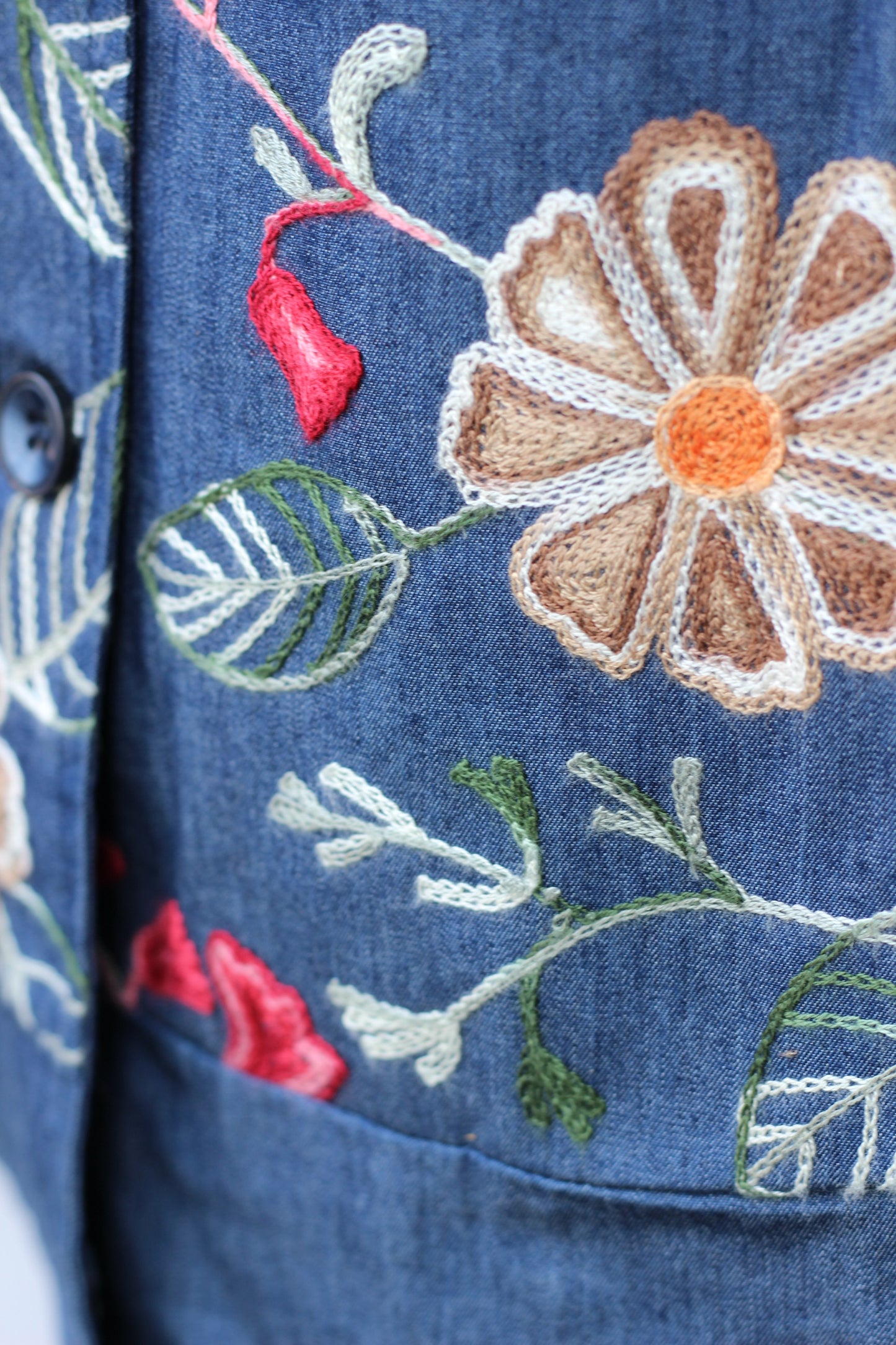 Women's Vintage Embroidery Design Shirt x2点