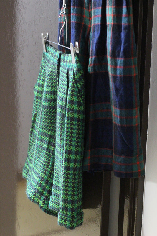 Vintage Retro Design Wool Half Pants x2点