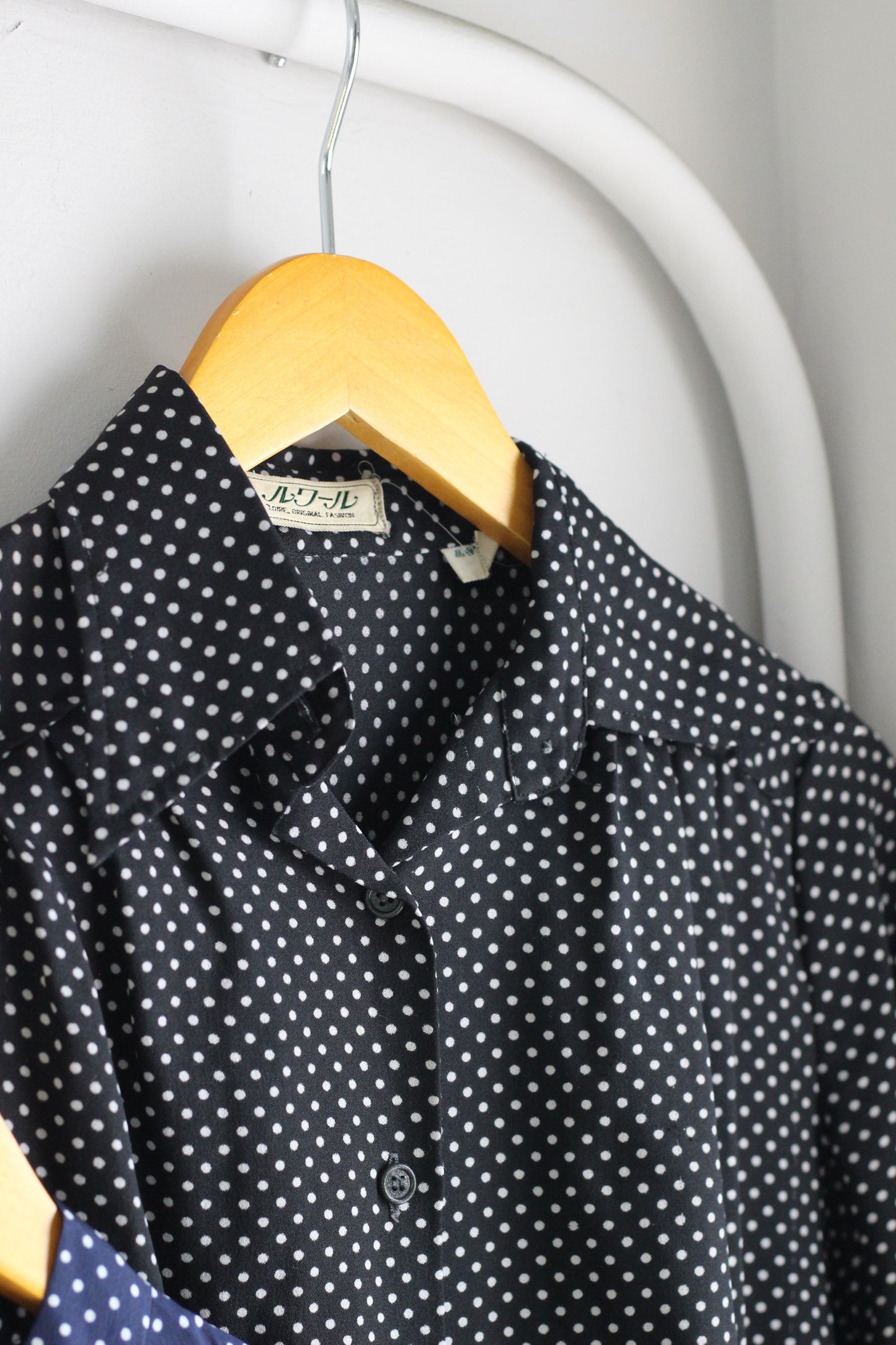 Vintage Dot Long Sleeve Blouse x5点