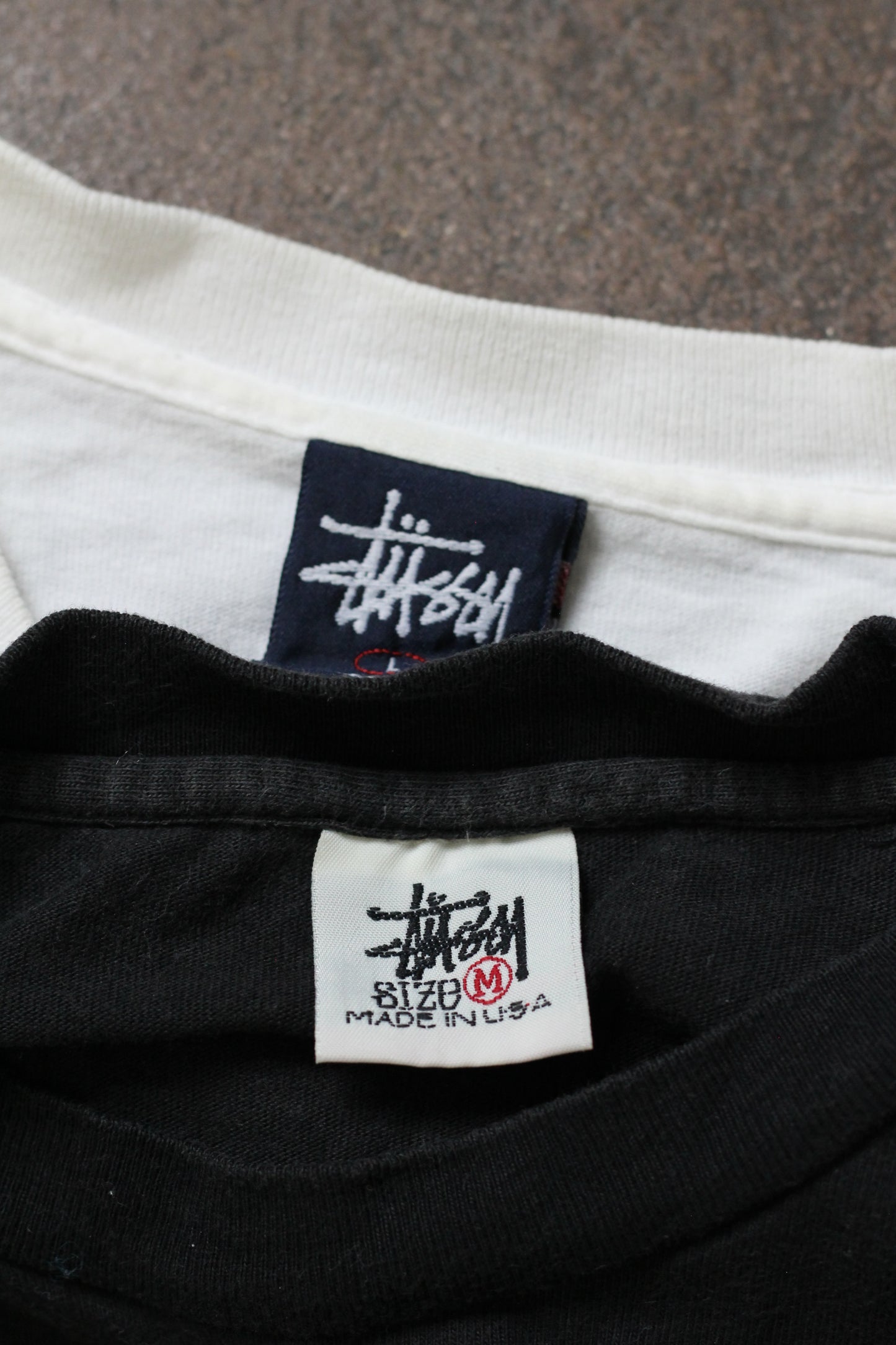 90's Made In USA Stussy Print T-Shirt x2点