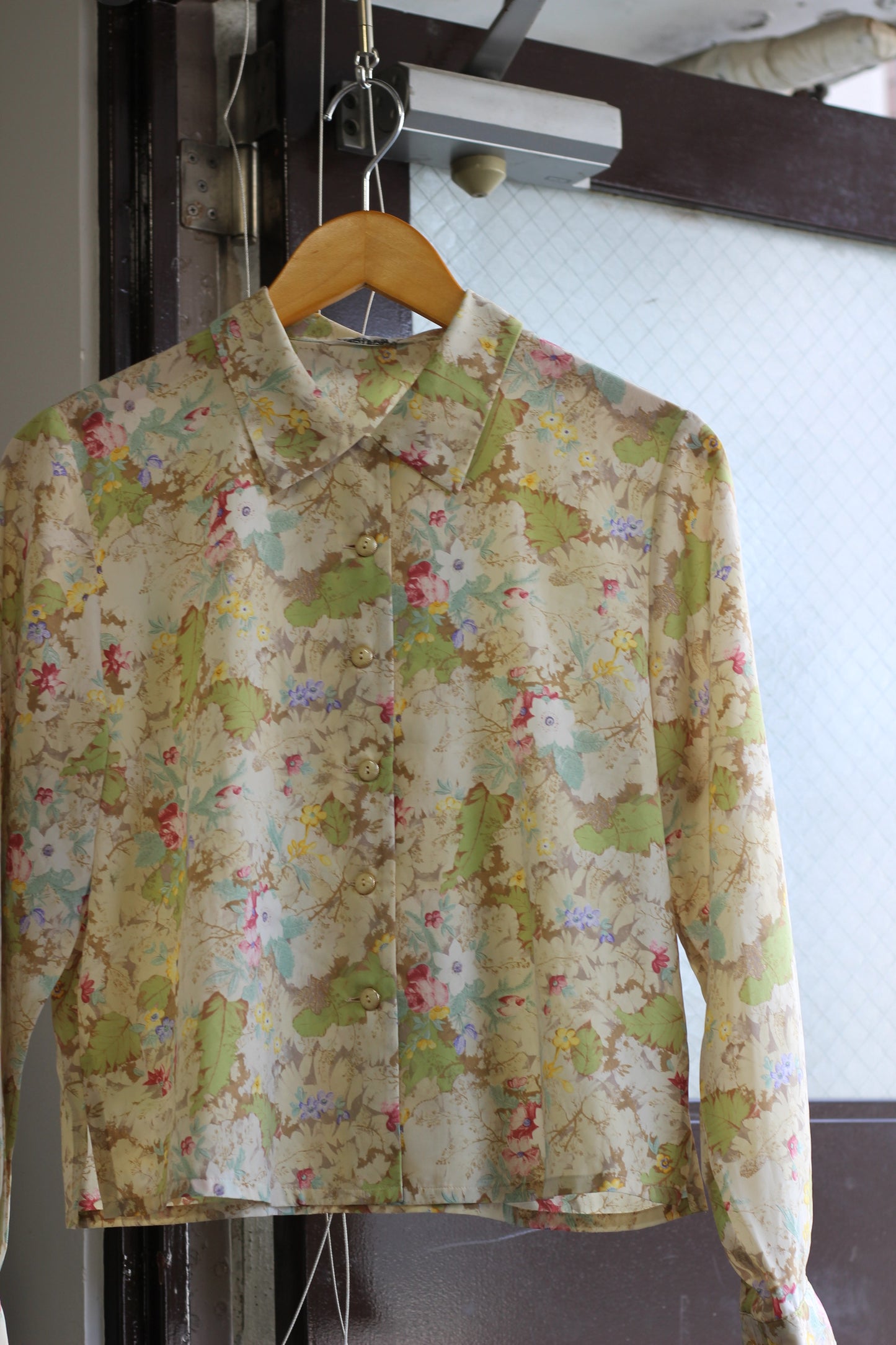 Vintage Flower Long Sleeve Blouse x5点