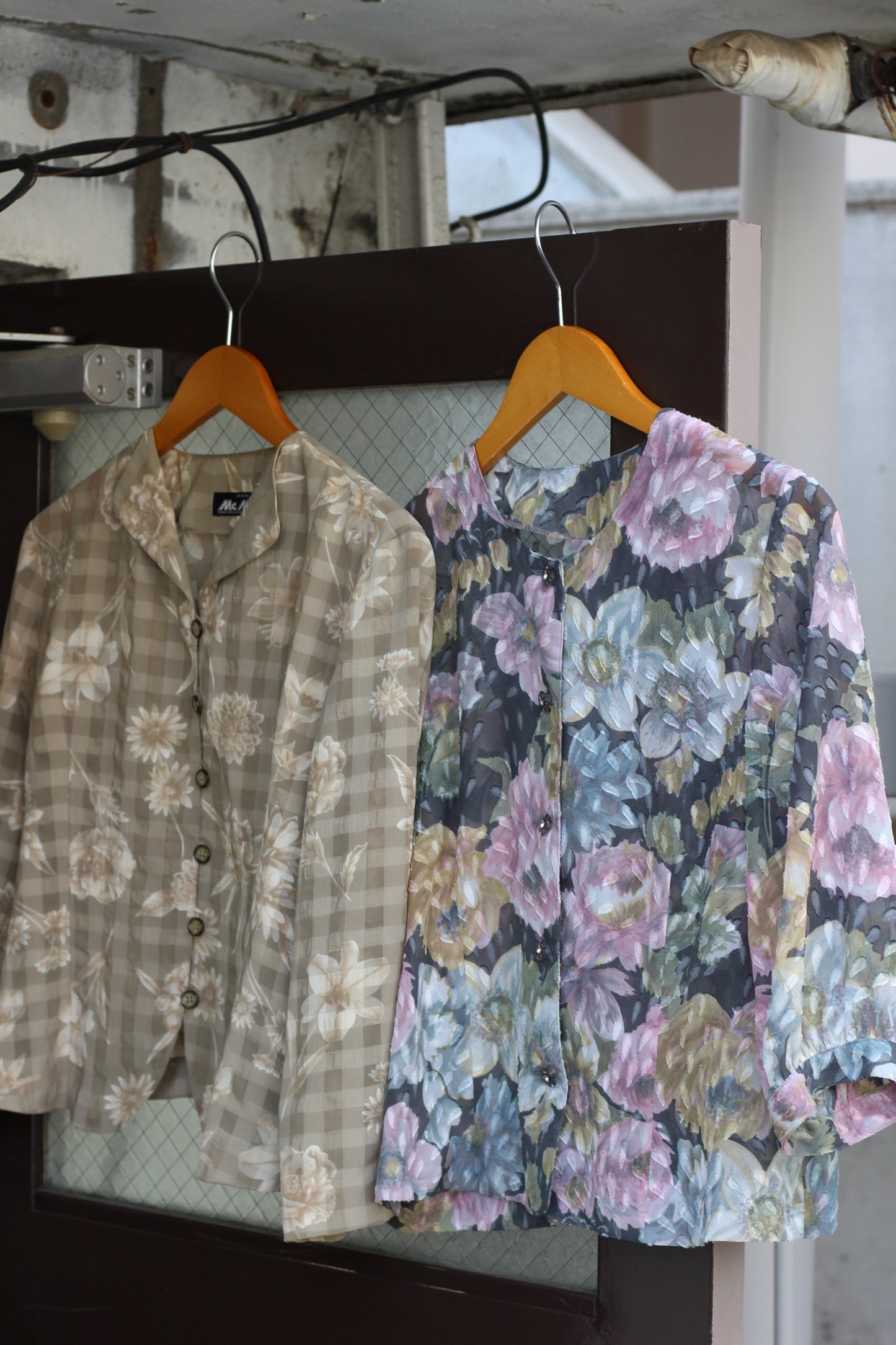 Vintage Flower Long Sleeve Blouse x5点